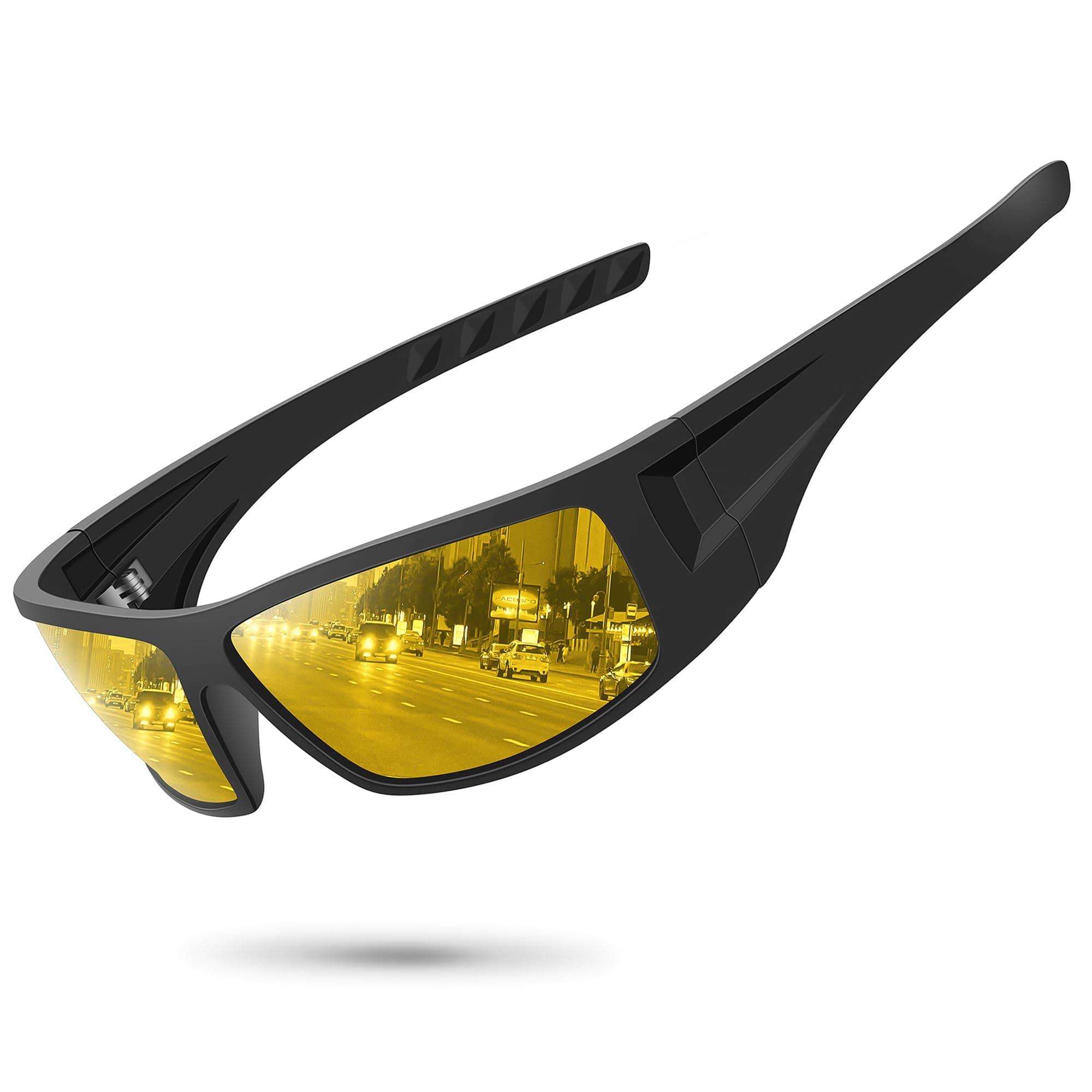 Polarized Sports Sunglasses for Men Women Unbreakable Frame Cycling Fishing Wrap Around Sunglasses UV400 Protection