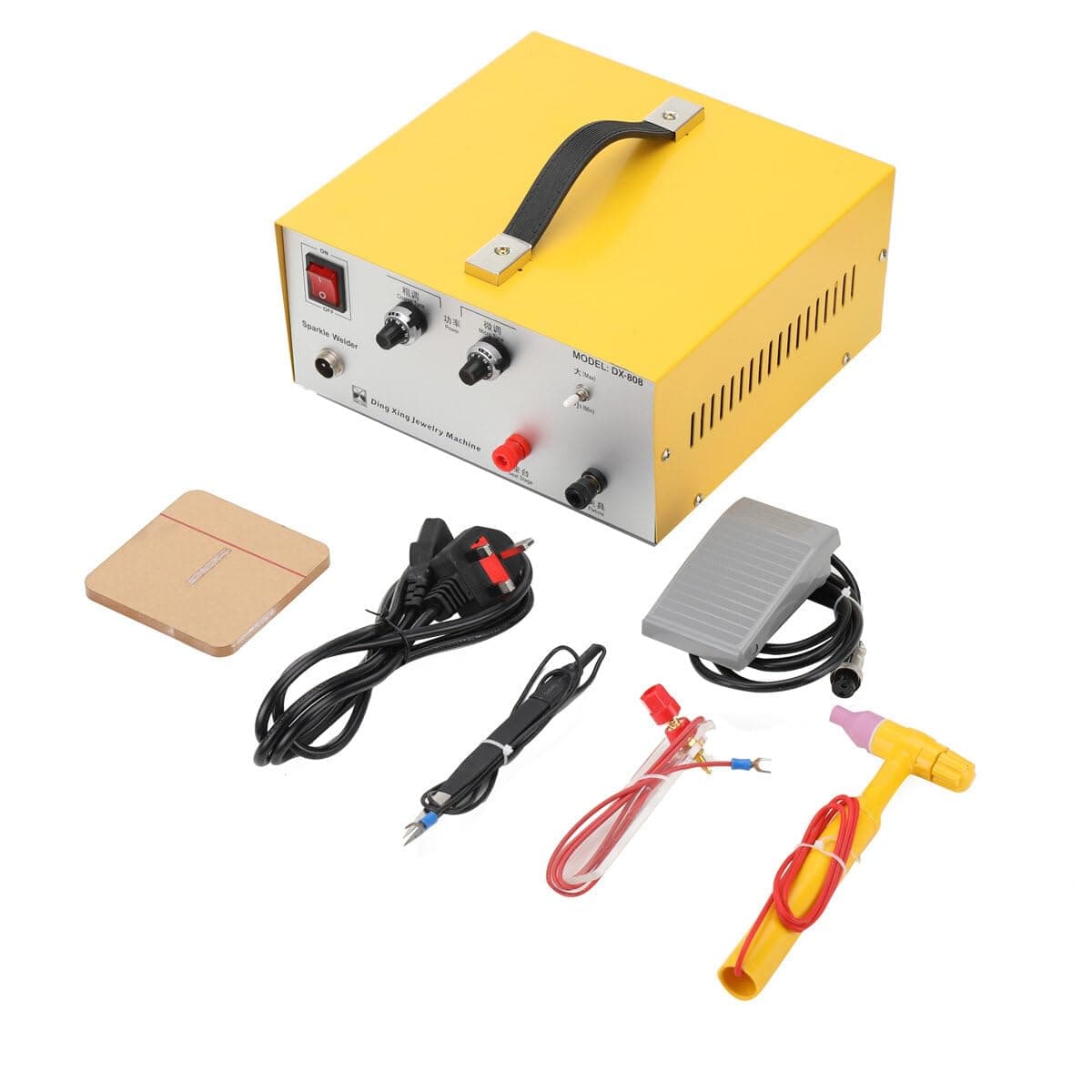 YILIKISS 80A Pulse Spot Welder 0.6-80A, Gold Silver Jewelry Welding Machine Tool with Foot Pedal,Jewellery Welding, Impulse Spot Welding Device, Electric Soldering Machine