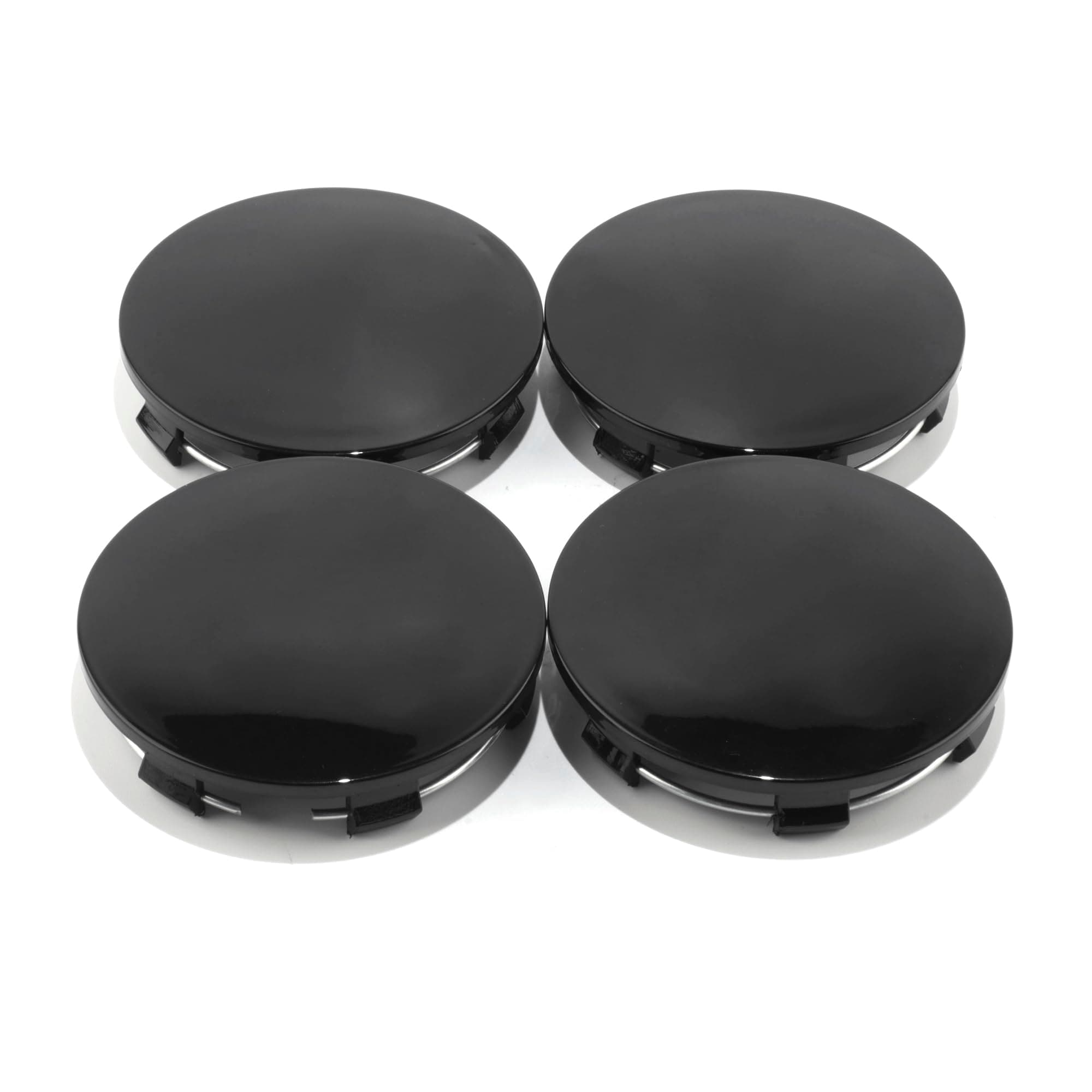 RTrhinoTuning 4 PCS 83mm Wheel Center Caps Compatible with Tahoe Suburban Yukon Escalade Rim, OD:3.27"(83 mm) ID: 3"(76.4 mm) Black Hubcaps