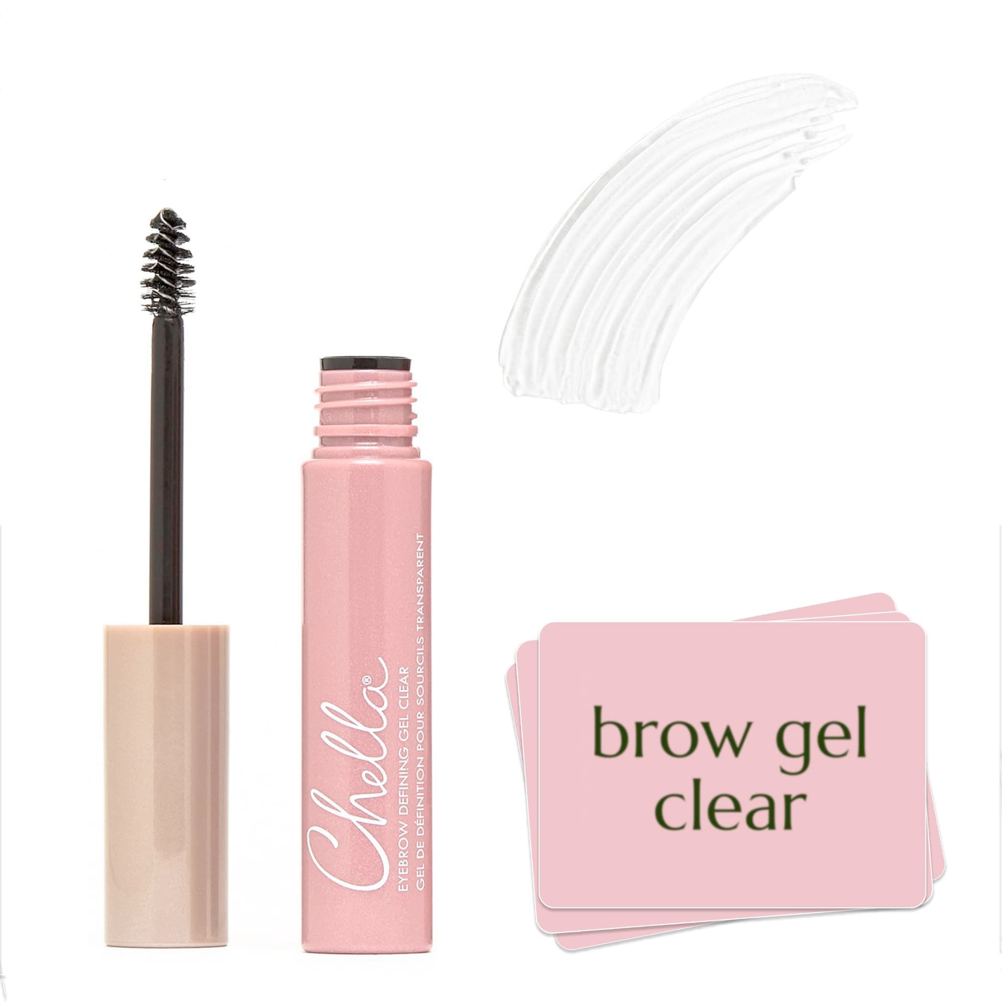 Eyebrow Gel, Defining Clear Eyebrow Gel - Lightweight Formula for Natural, Long Lasting Makeup - Vegan, Cruelty Free, Paraben Free, Gluten Free