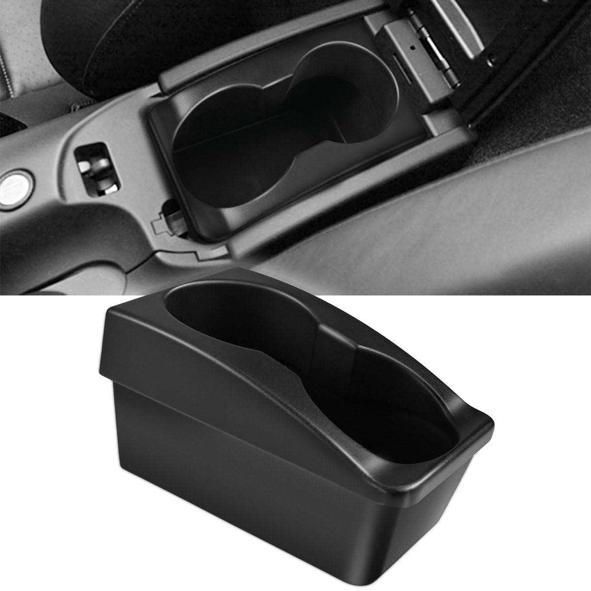 Cup Holder,Center Console Armrest Box Add-on Drink Insert Organizer Storage for Porsche Boxster 986 1997-04 for Porsche Carrera 911 996 1999-2004 for Standard Sized Cup