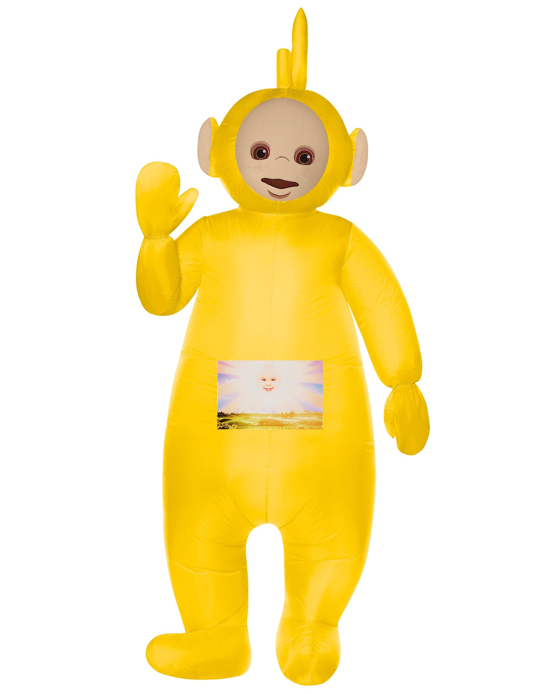Spirit HalloweenTeletubbies Adult Laa Laa Inflatable Costume | Officially Licensed | Inflates Quickly