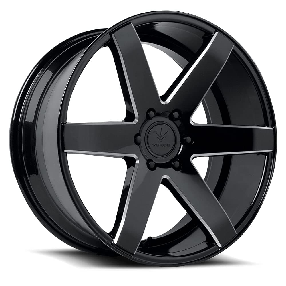 Verde Wheels - V24 Invictus Gloss Black/Milled Windows Wheel 20x9"/6x135mm/+31mm Offset