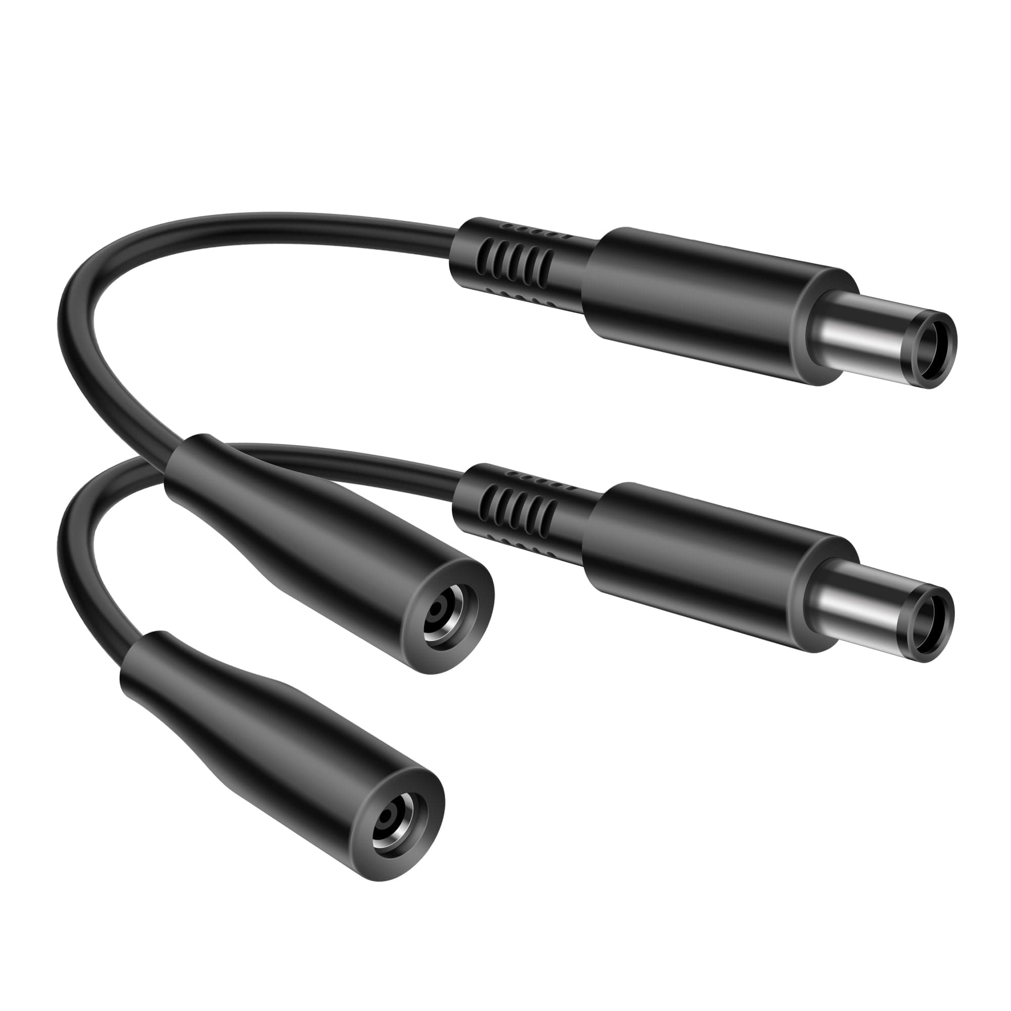 YAODHAOD DC 7.4mm x 5.0mm Adapter Converter Cable Compatible with Dell HP Laptops DC 4.5x3.0mm Female to 7.4x5.0mm Male Dedicated Converter Power Cord （2PCS）