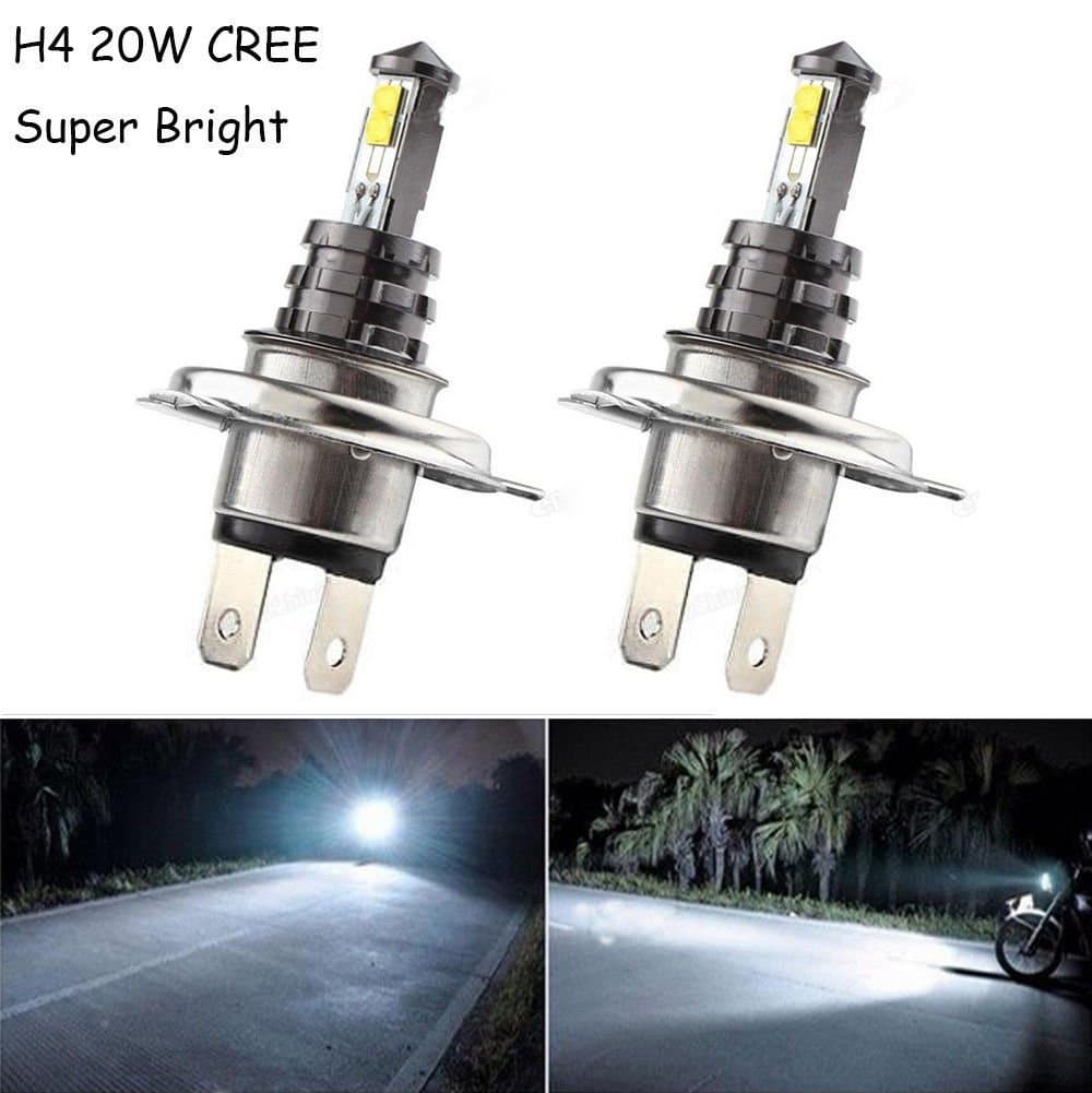 Ronben 2X 20W Cree XTE Car Headlight Headlamp Fog Driving Led Light Led Bulb White (H4)