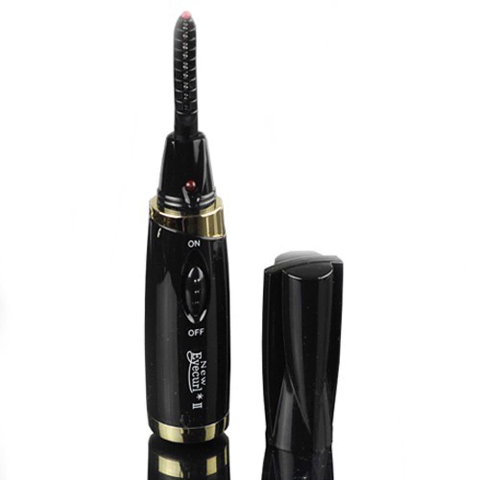 New Makeup Electric Heated Eyelash Extension Eyecurl II Hot Brush Eyelash Curler (Black)