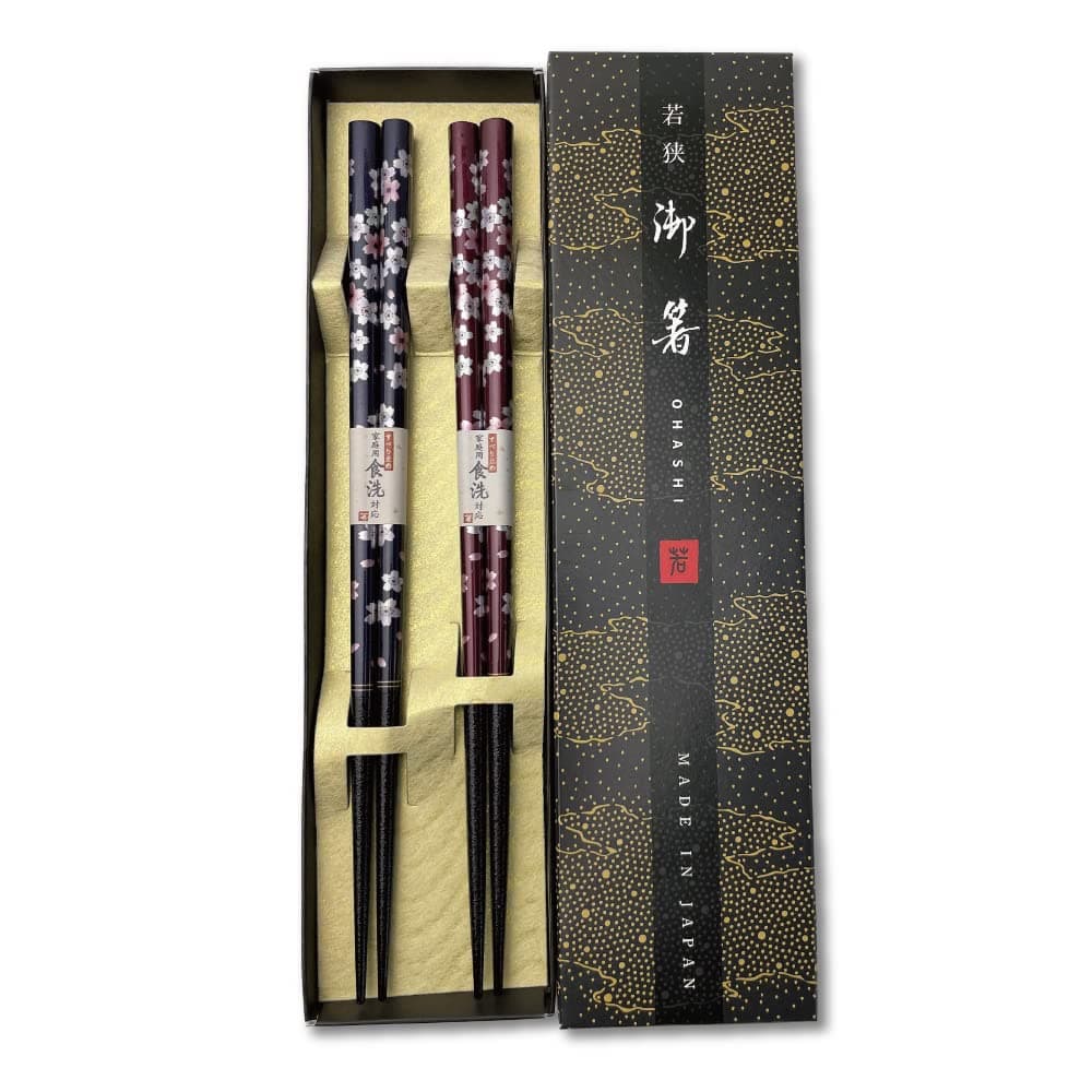 Premium Japanese Chopsticks Reusable 2pcs set [ Made in Japan ] Traditional L...
