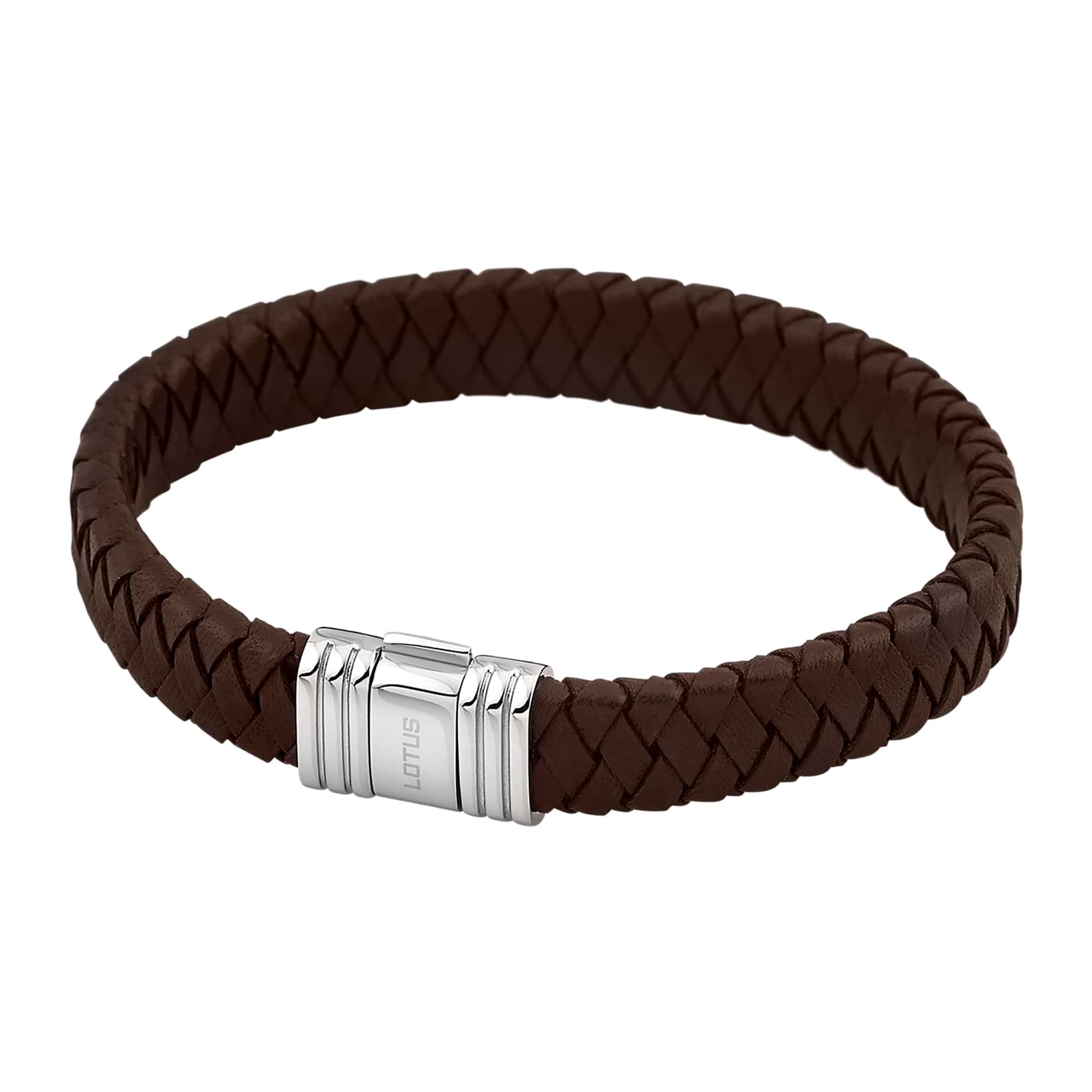 Lotus - LS1518-2/1:Men's Leather And Steel Bracelet
