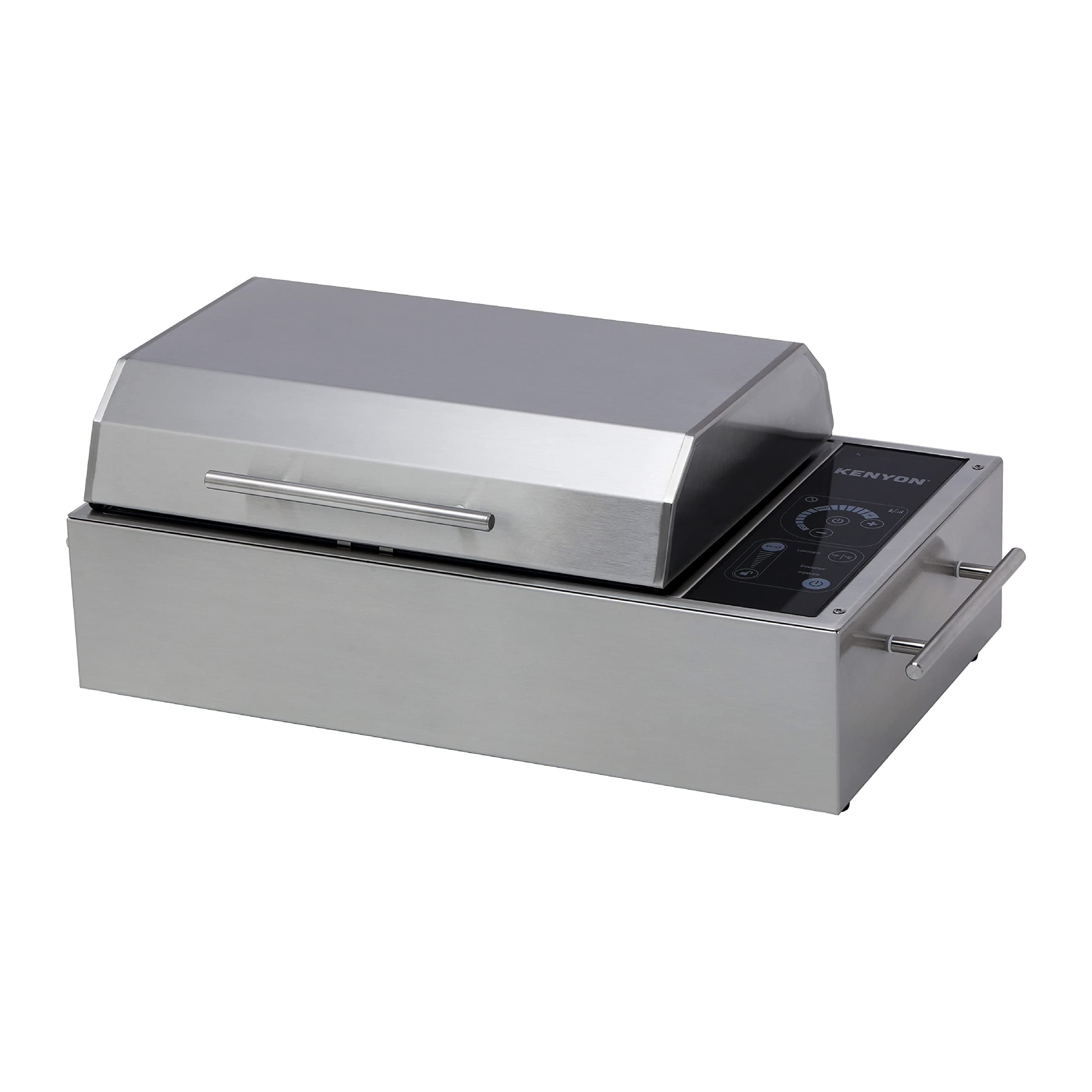 Frontier Portable Electric Grill, Single Burner With IntelliKEN Touch Control, Stainless Steel Body, Rust-Proof Grill, UL-Approved For Indoor And Outdoor Use, Dishwasher Safe Grates, 120V