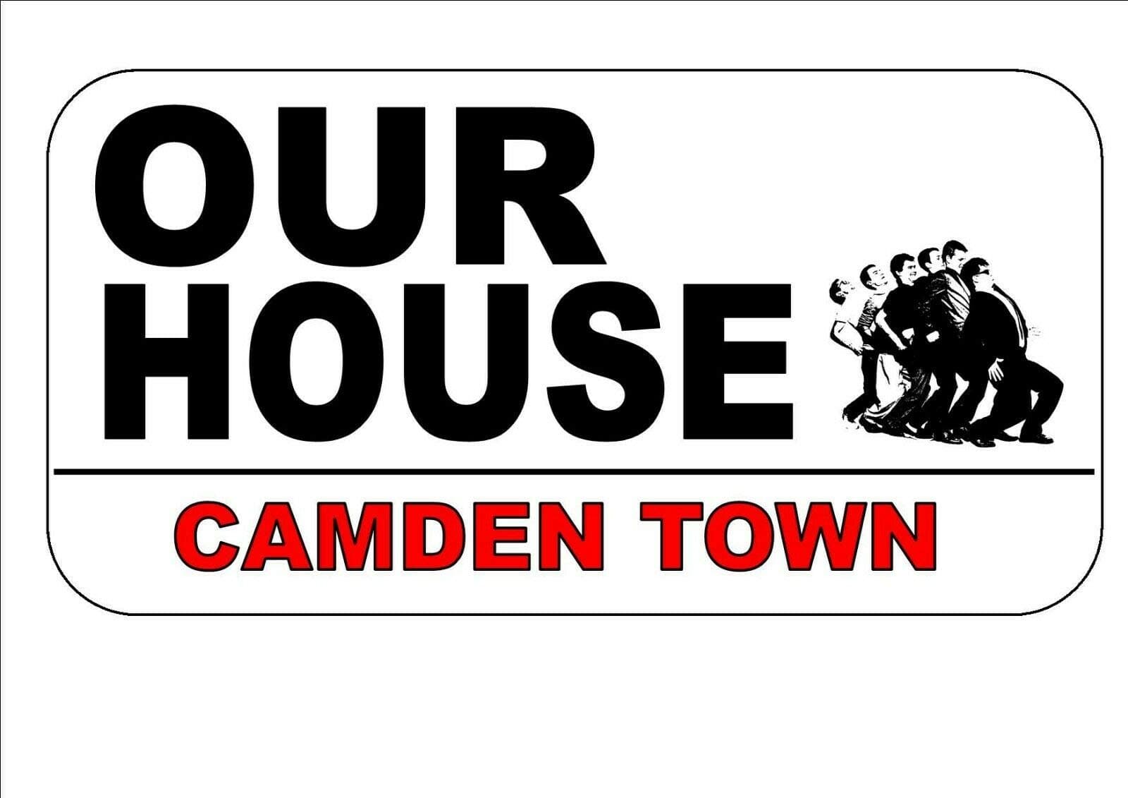 Madness Novelty Reproduction Street Sign Madness Our House Wall Plaque Decoration Props Plaque 8X12 inch