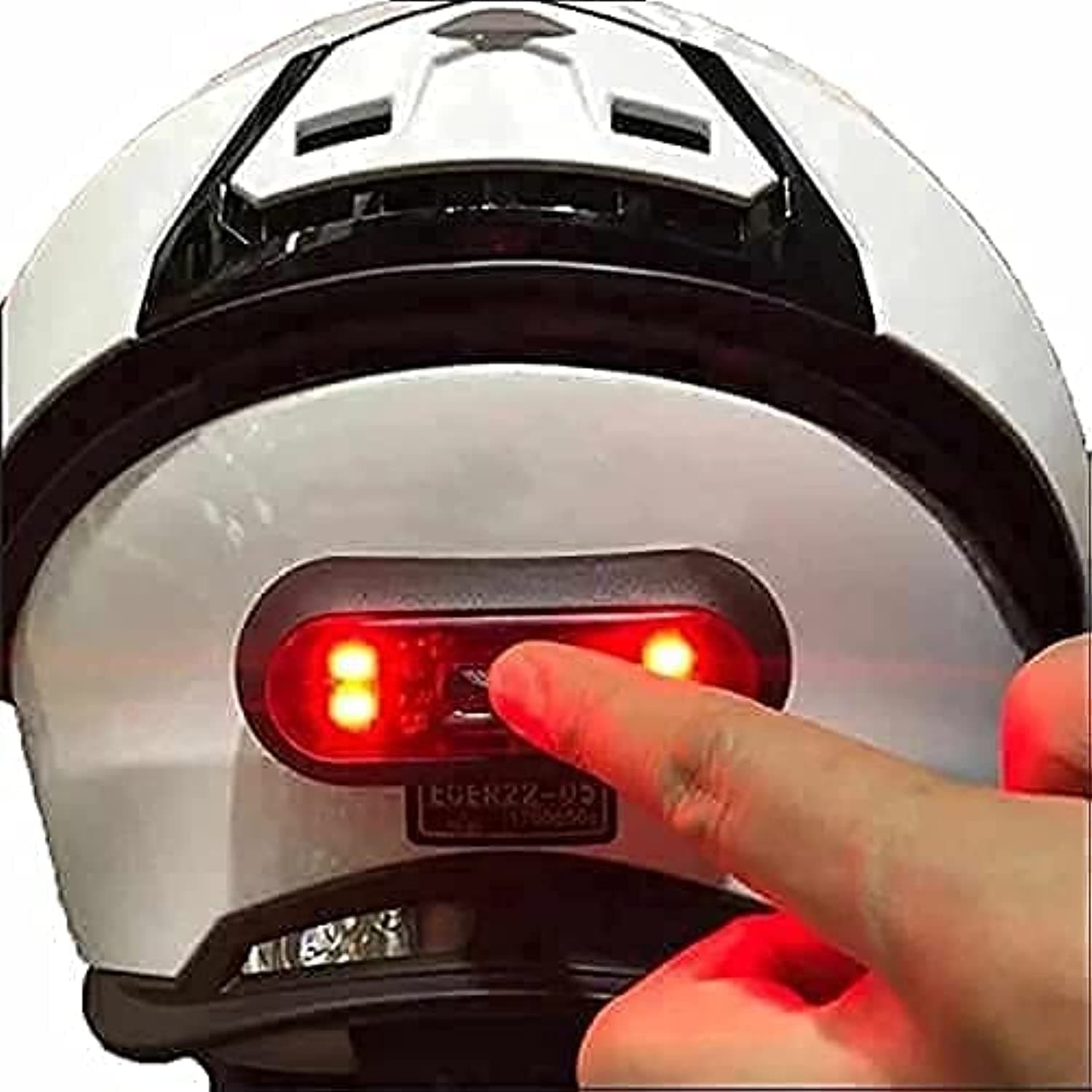 Abs Led Motorcycle Helmet Light, Bike Bicycle Rear Red Safety Light, Helmet Light, Warning Tail Lights, Helmet Light For Night Riding With Usb Chargeable Cable