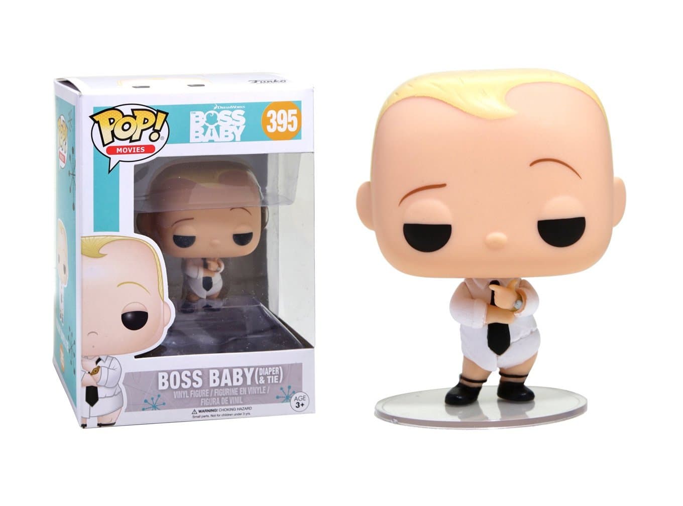 POP Movies: Boss Baby (Diaper & Tie) Toy Figures