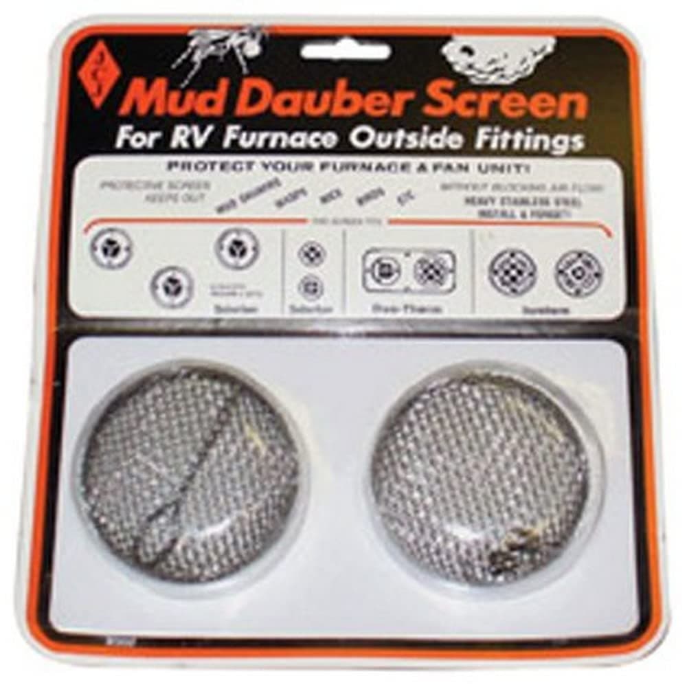 JCJ M-300 Mud Dauber Screen for RV Furnace Outside Fitting