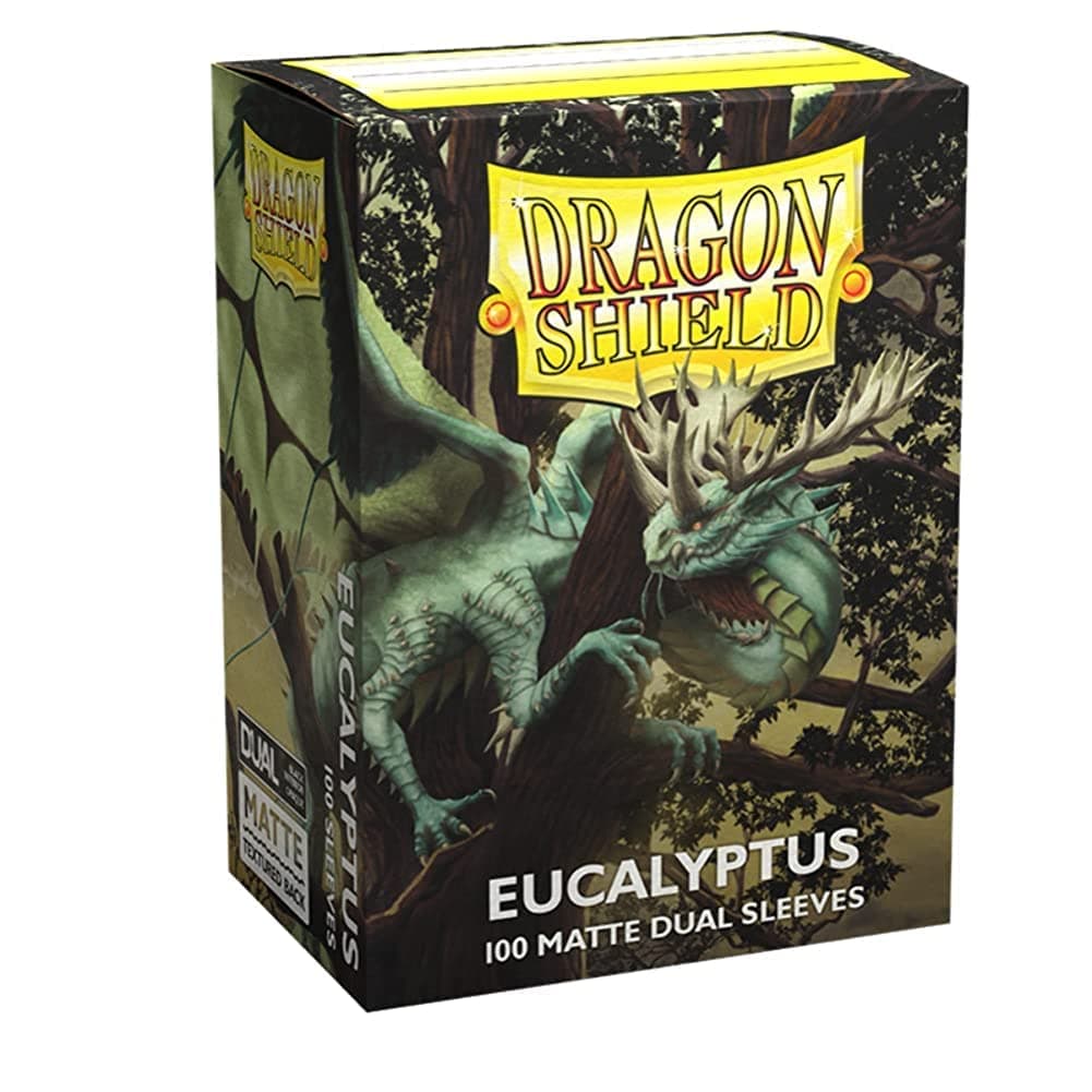 Dragon Shield AT-15049 Matte Dual Sleeves, Standard Size, Eucalyptus, 100 Count