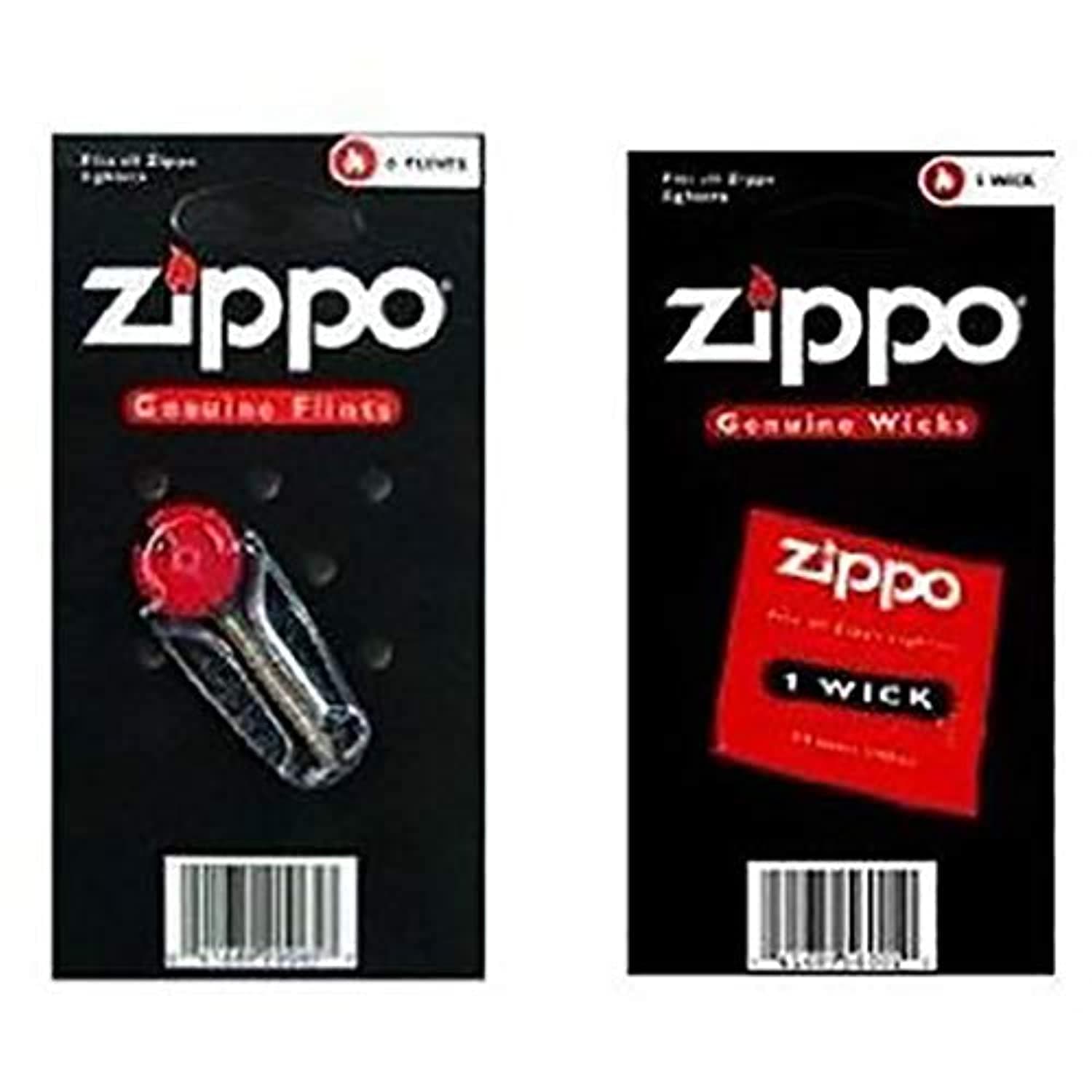 Zippo Accessory Flint and Wick Blister Set ZP 2406n and 2425