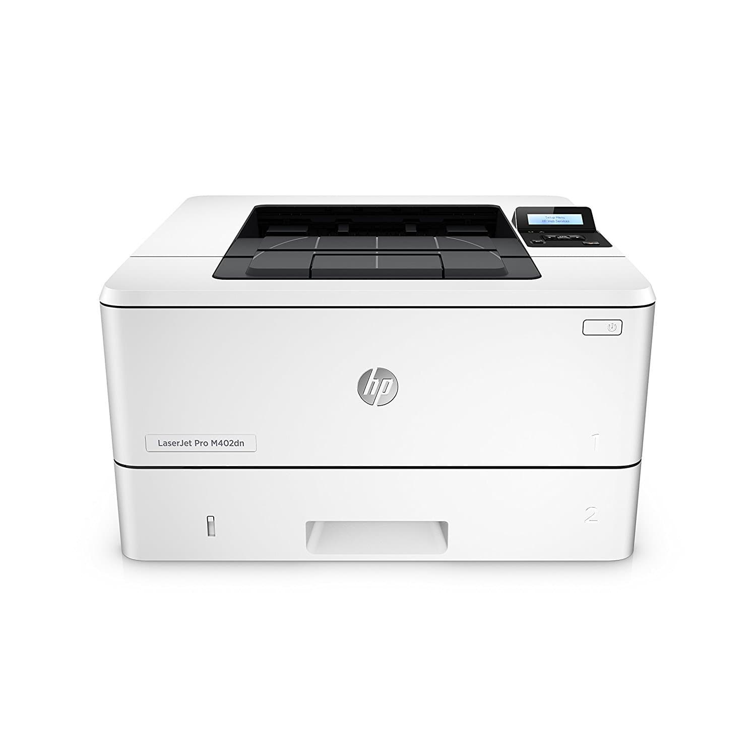 HP LaserJet Pro M402dn Laser Printer with Built-in Ethernet & Double-Sided Printing, Amazon Dash Replenishment Ready (C5F94A), A4