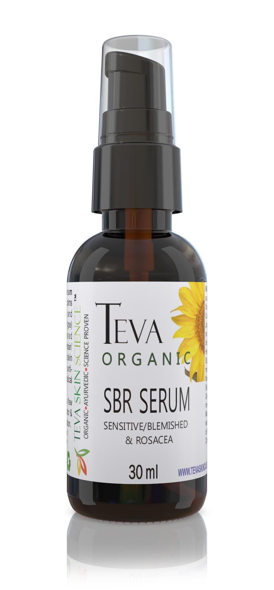 Organic Rosacea & Sensitive Skin Treatment Serum (SBR) | Anti-Aging Formula for Sensitive Skin - By Teva Skin Care