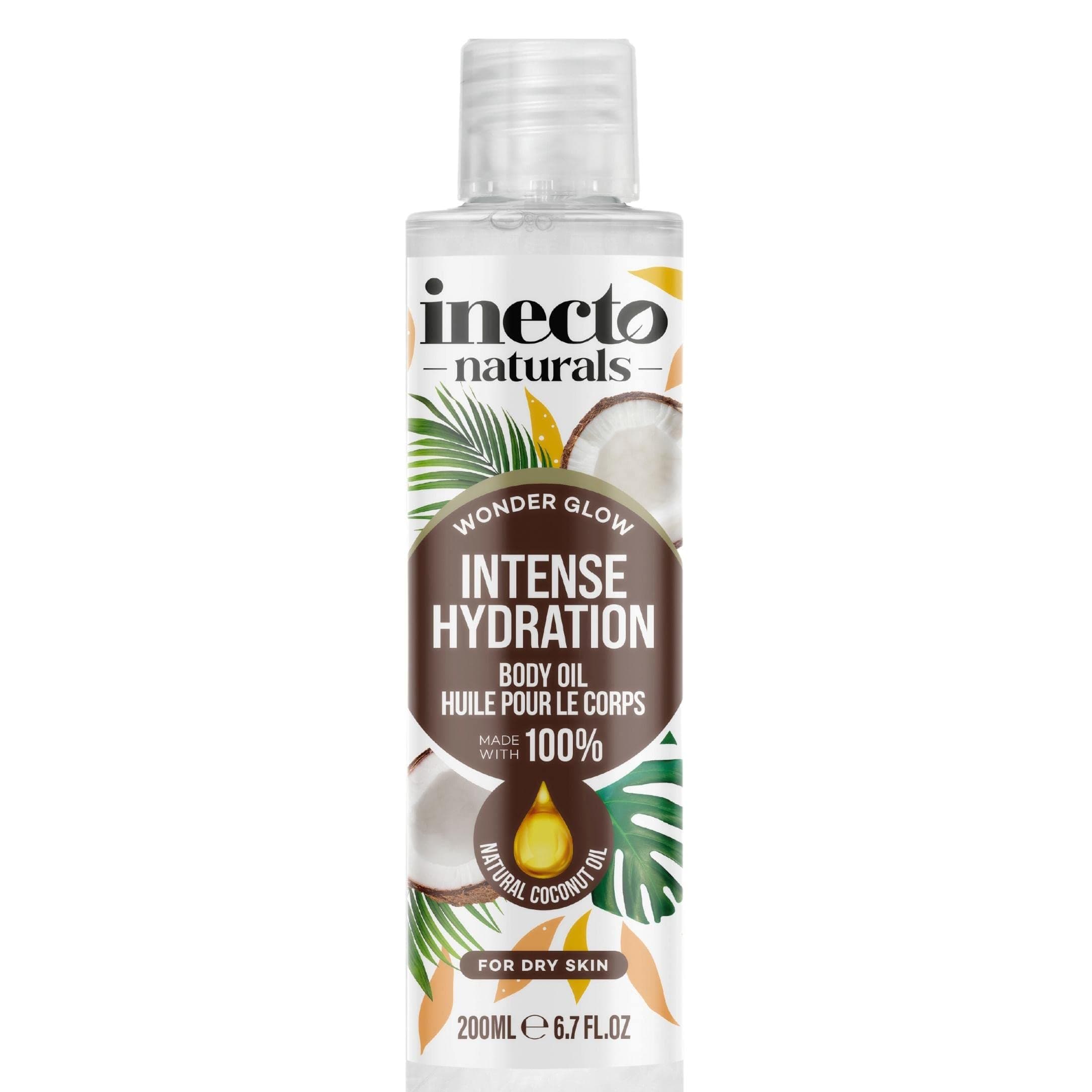 Naturals Very Smoothing Body Oil, Coconut 200ml. Post-Shower Moisturiser for Hydrating Body Care