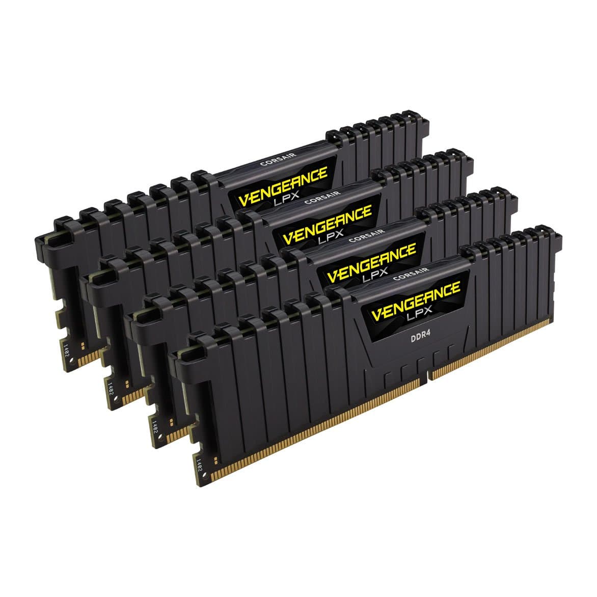 Corsair CMK16GX4M4A2666C16 Vengeance LPX 16GB Dual/Quad Channel C16 Memory Kit (Black)