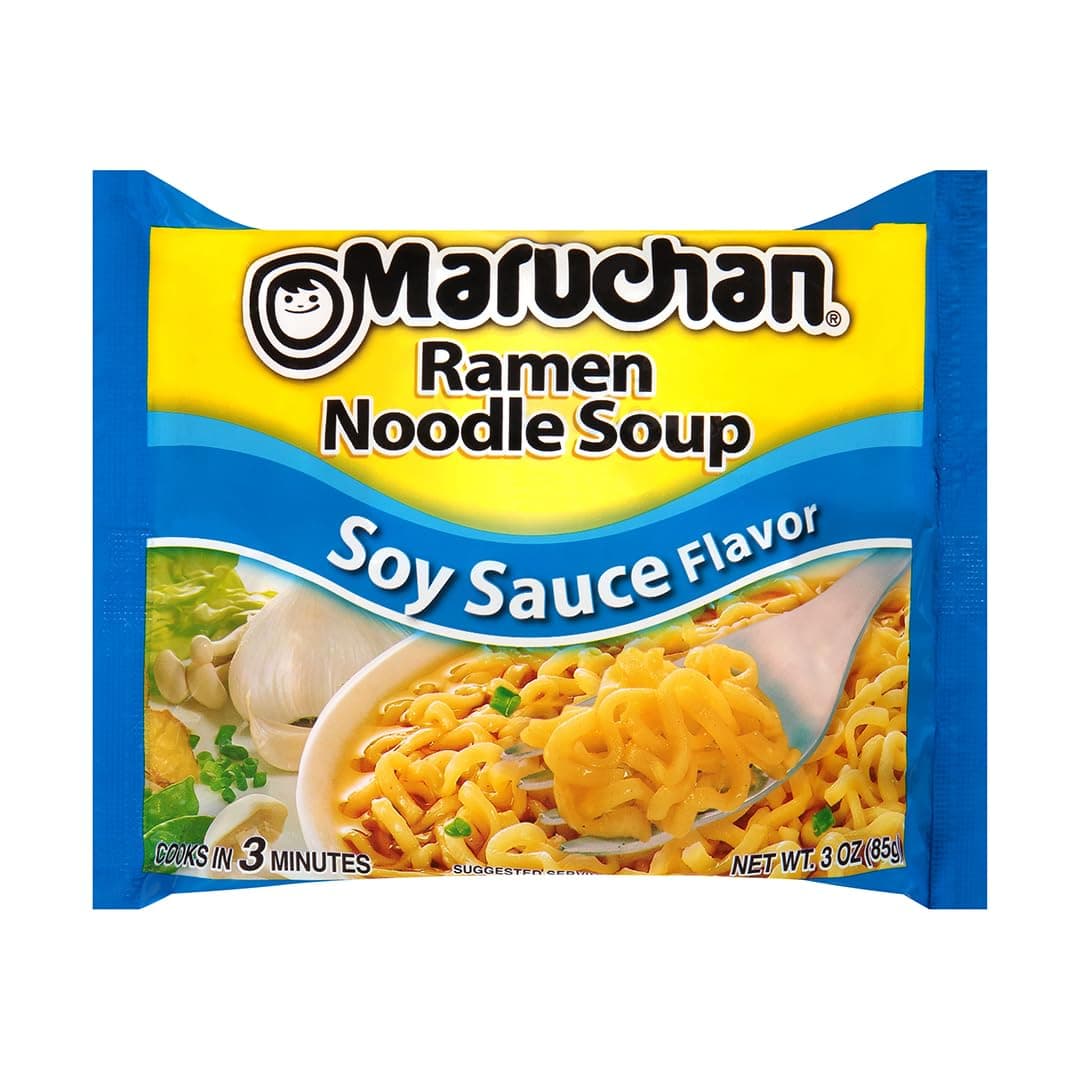 Maruchan Ramen Noodle Soup, Soy Sauce Flavor, 3 oz