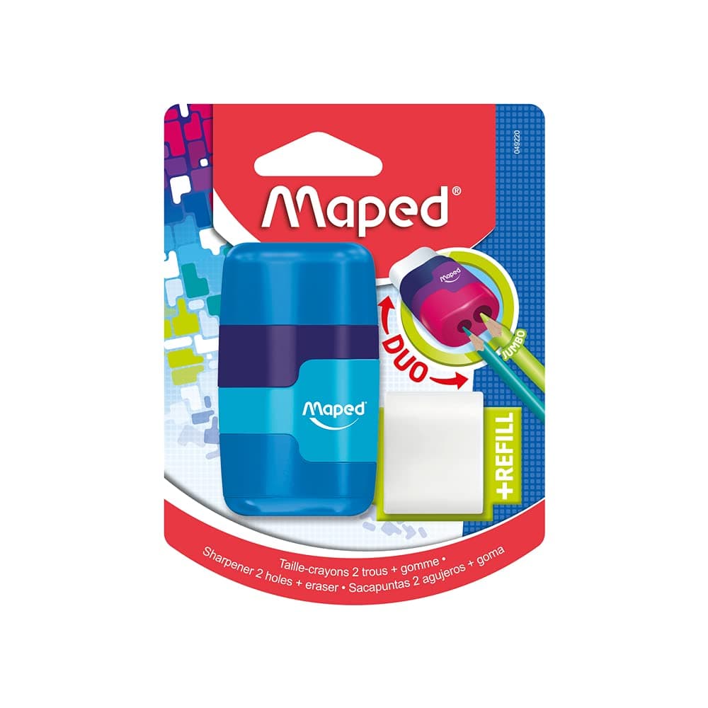 Maped Connect - 2 Holes Basic Premium with Earser Blister