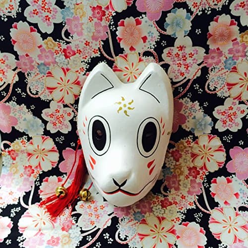 Japanese Style Fox Mask Decorations Halloween Japan Import (Parget)