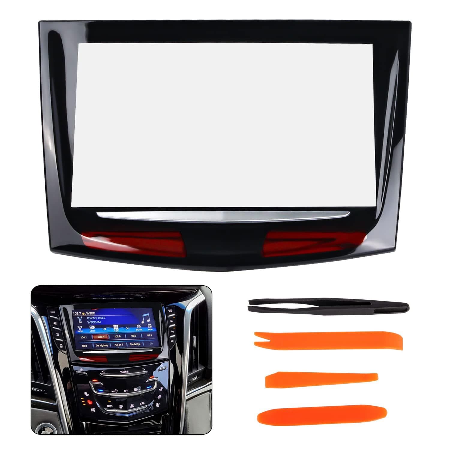 Screen Touch CUE Touch Display Protector Replacement For Cadillac ATS Escalade SRX XTS/ELR CTS CTS-V (For Cadillac)