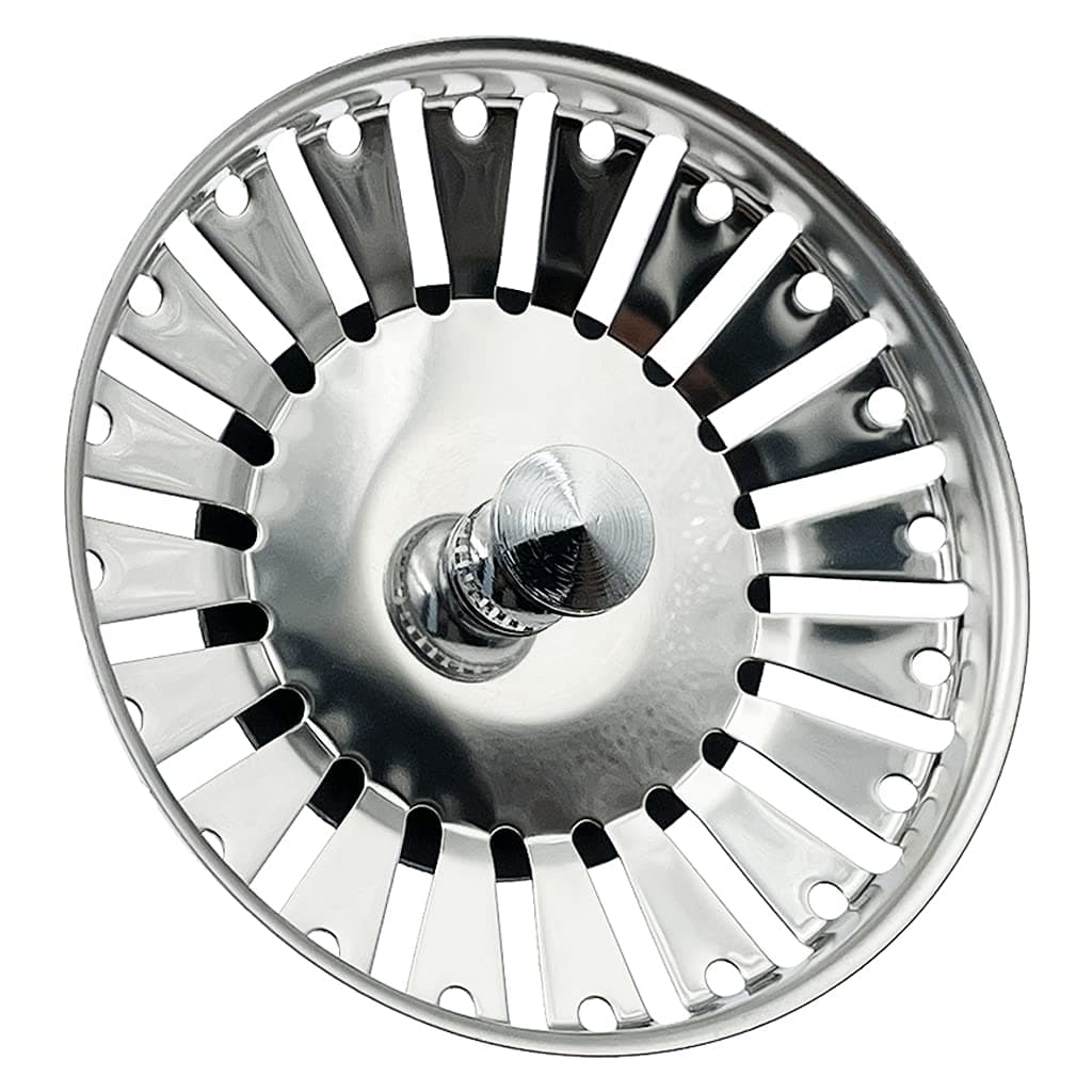 Sukmax Kitchen Sink Strainer Plug, Strainer Waste Plug for Kitchen Sink (Plug Dia-84mm)