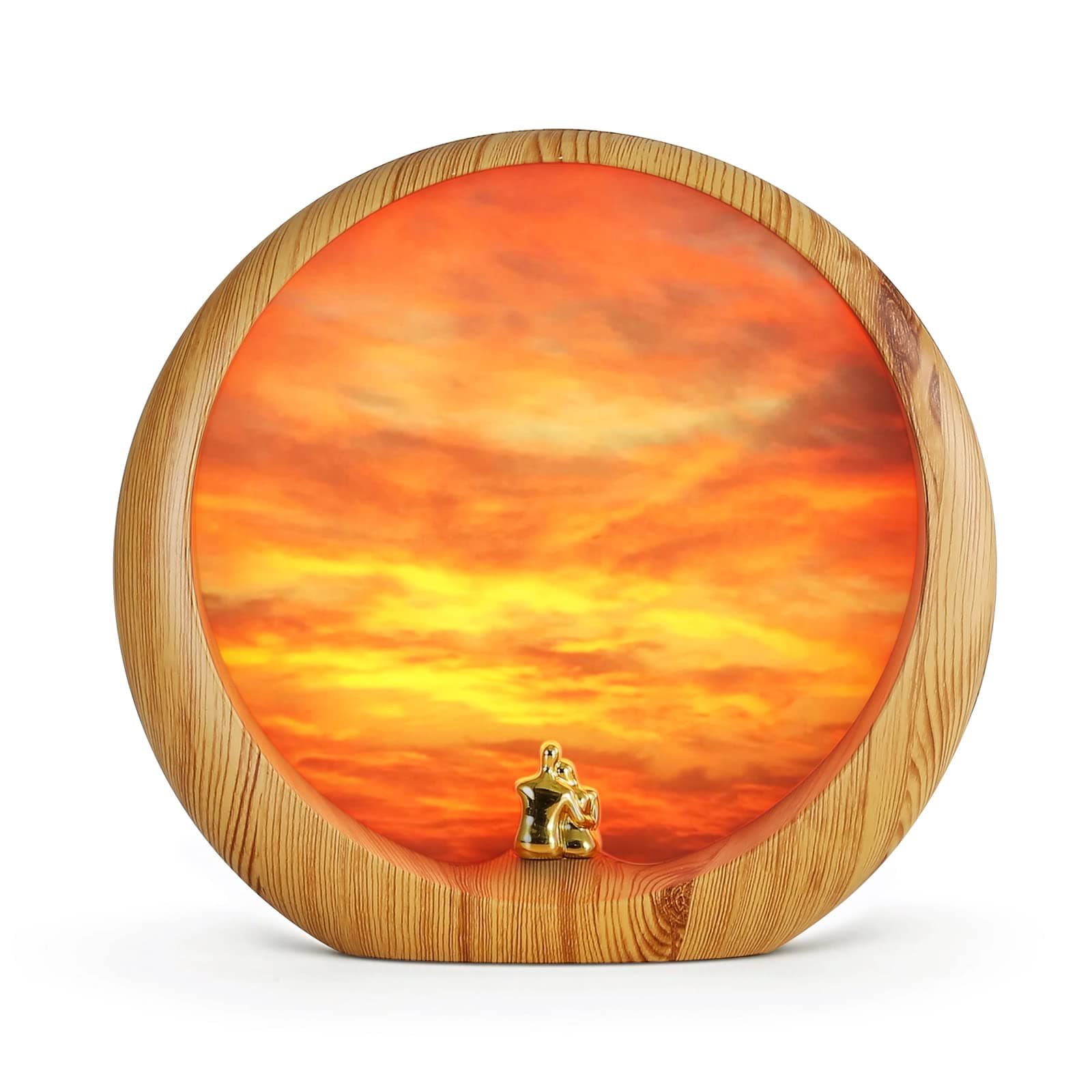 Sunset Lamp Anniversary Wedding Valentine’s Day Gift Ideas, Sunset Glow Light Centerpiece Table Decorations Gifts for Mom Birthday Gift, The Beautiful Sunset We Share