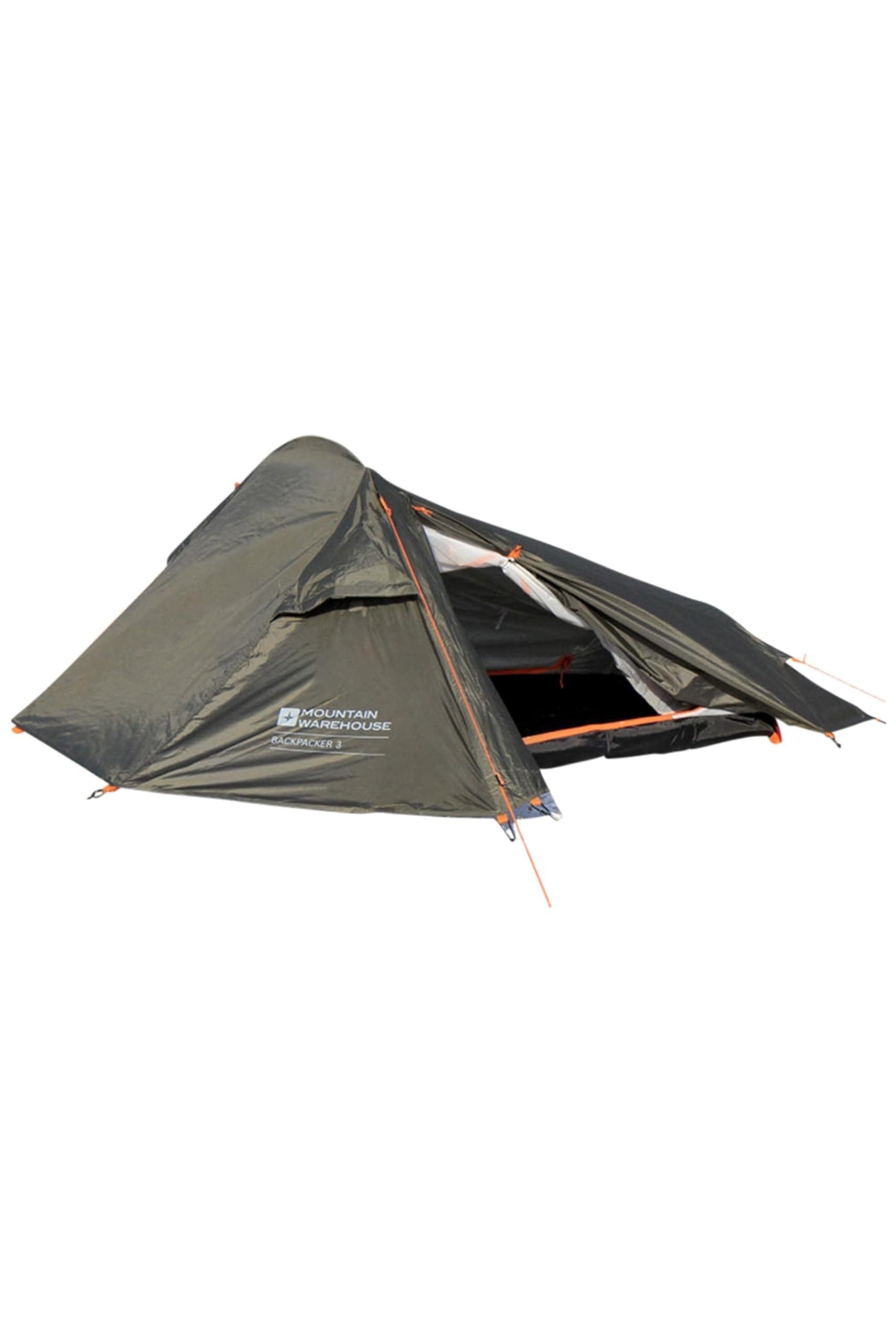 Mountain Warehouse Backpacker 3 Man Tent - Compact & Windproof