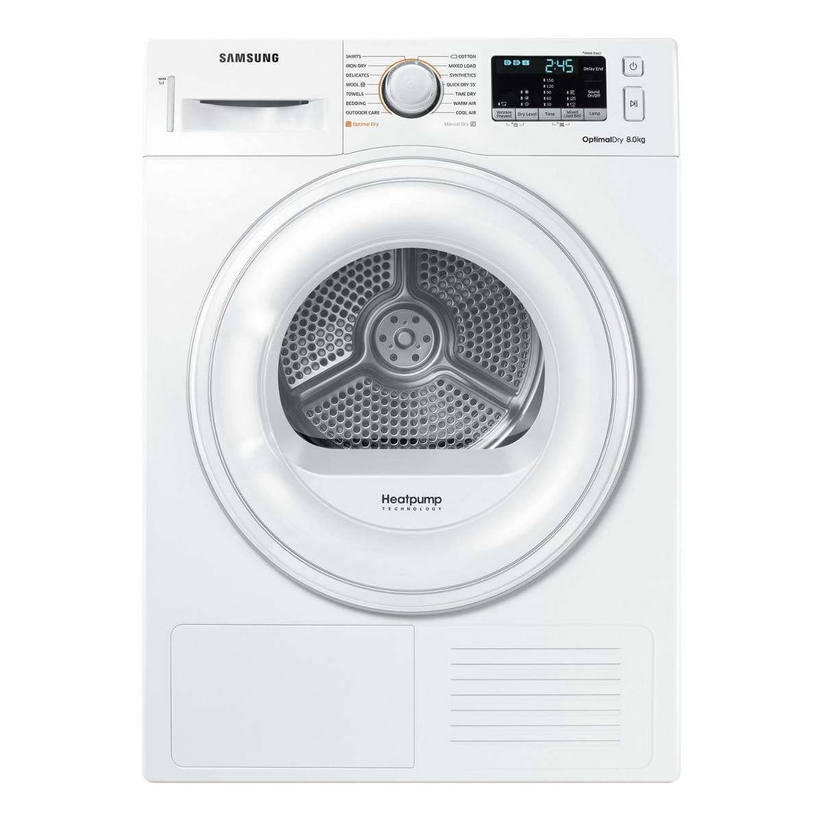 Samsung DV80M50101W Samsung DV80M50101W Heat Pump Tumble Dryer, A++, 8KG White [Energy Class A++]