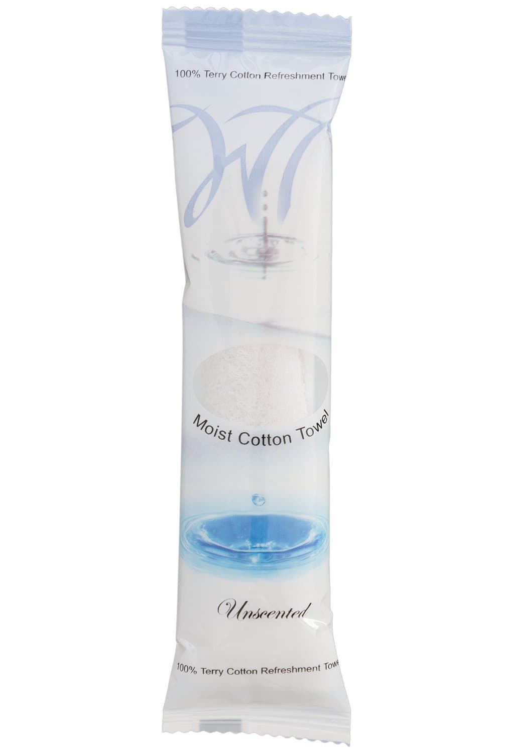 WT WHITE TOWEL SERVICES Moist Cotton - Unscented (Case of 50)