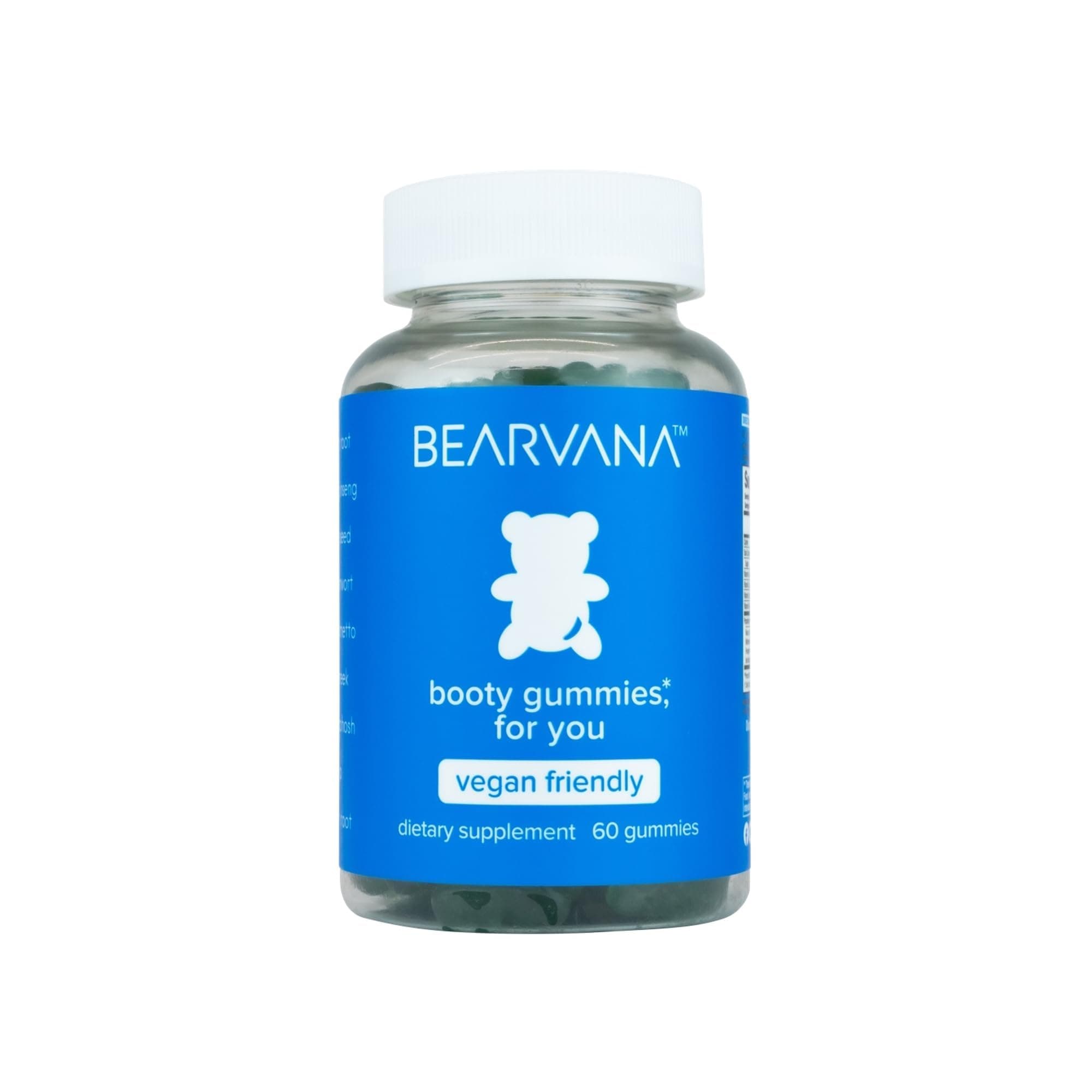 BEARVANA Peach Support Women’s Multivitamin Gummies | Herbal & Vitamin Gummy Supplement for Daily Wellness | Berry Flavor | 60 Gummies