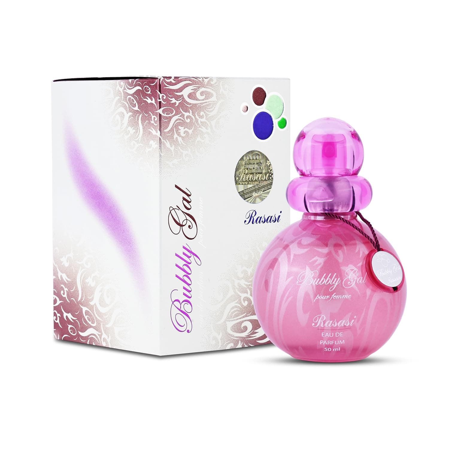 RASASI Bubbly Gal Eau De Parfum For Women 50ml | Long Lasting Edp Perfume | Luxury Perfume | Premium Perfume For Women