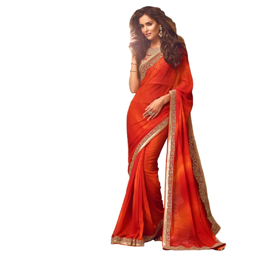 Stylish Beautiful Designer Sarees with Matching Saree Inskirt.