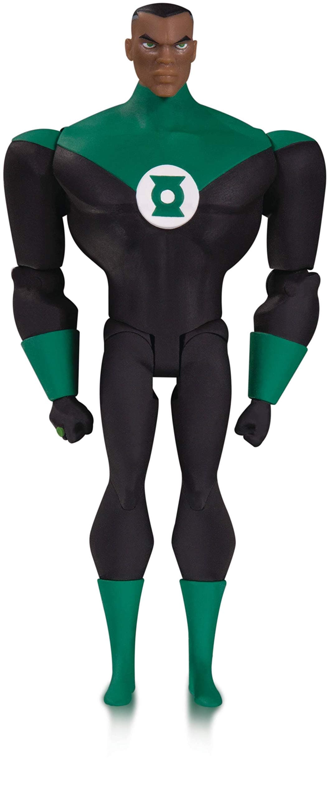 Justice League Animated: Green Lantern John Stewart Action Figure, Multicolor