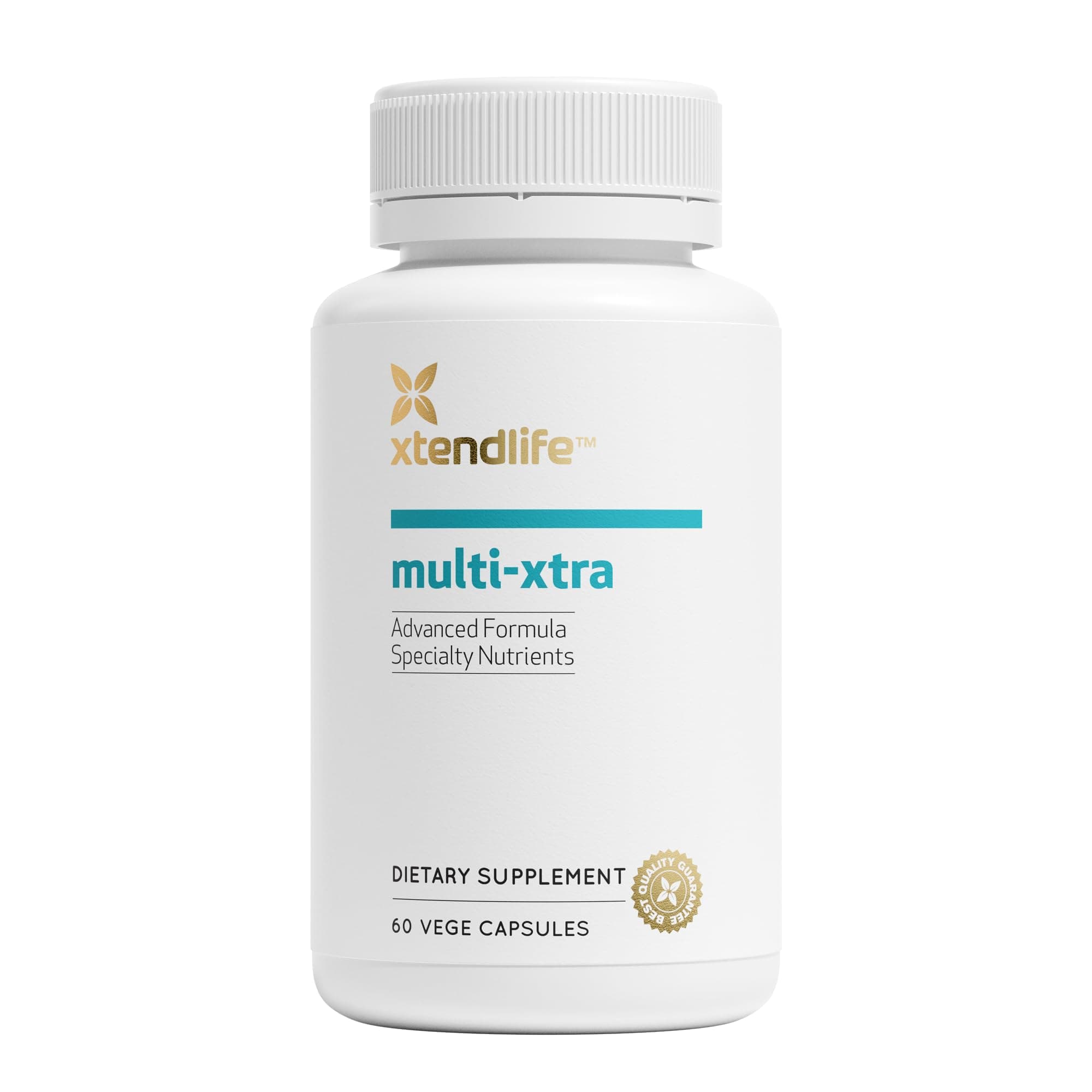 Xtendlife Multi-Xtra Multivitamin for Immune, Heart & Energy Support - 40+ Bioavailable Vitamins, Minerals, Antioxidants & Herbs - for Men, Women & Children - 30 Day Supply