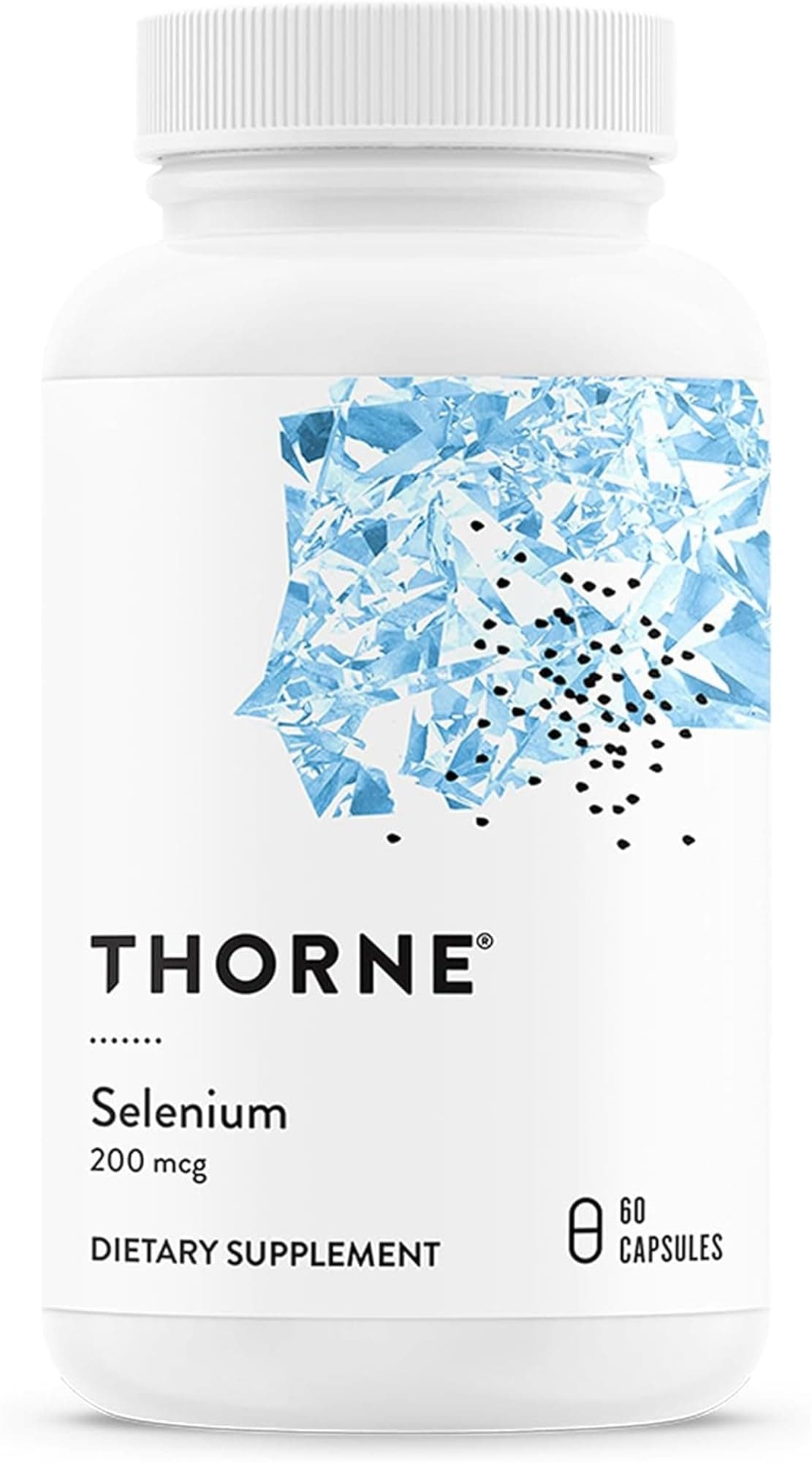 THORNE - Selenium - 200 mcg Selenium Supplement for Antioxidant Support - Supports Thyroid Health, Immune Function & Healthy Aging - Third-Party Certified - Gluten, Dairy & Soy-Free - 60 Capsules