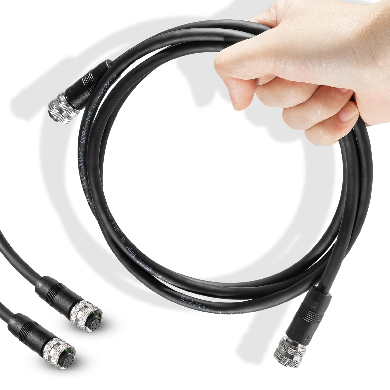 Sponsored Ad - 720073-6 5 Foot Ethernet Cable AS EC 5E Replace for Humminbird, Black Fit for Helix, APEX, SOLIX and Onix