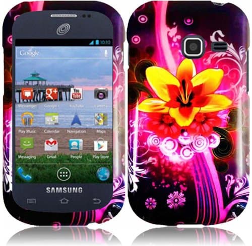 For Samsung Galaxy Centura S738C Hard Design Cover Case Dream Flower Accessory