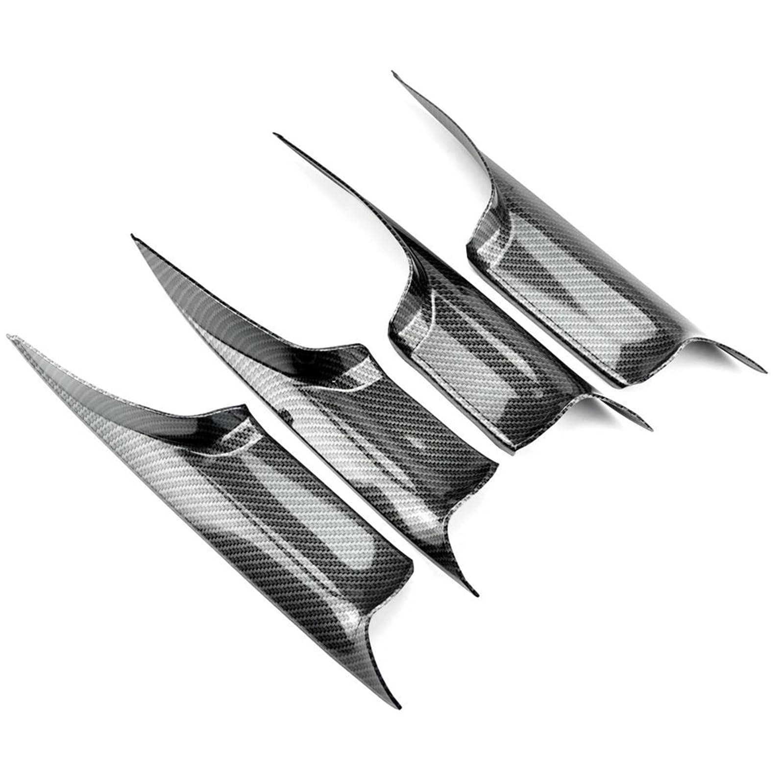 KMEYLE for BMW F01 F02 7 Series Car Interior Door Handles Cover Front Rear Inner Doors Panel Handle Trim 51419115501 51429151211 (Size : F01 4pc)