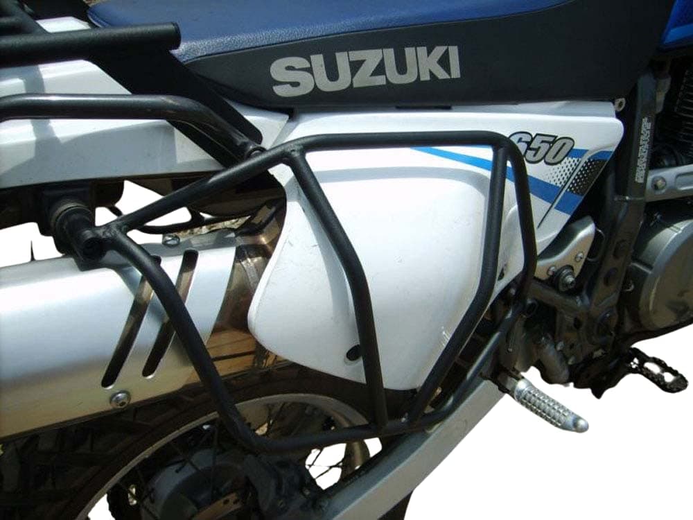 PMRACKS DR650 Side Luggage Racks (1996-Present) Suzuki DR 650 Rack 1996 1997 1998 1999 2000 2001 2002 2003 2004 2005 2006 2007 2008 2020 2021 2022 2023 Pannier Cargo