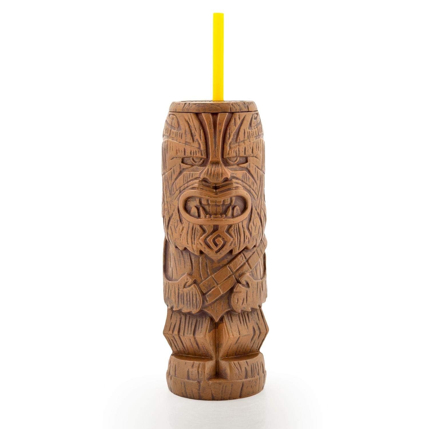 Geeki Tikis Star Wars Chewbacca Tumbler | Official Star Wars Collectible Plastic Tiki Style Cup | Holds 21 Ounces