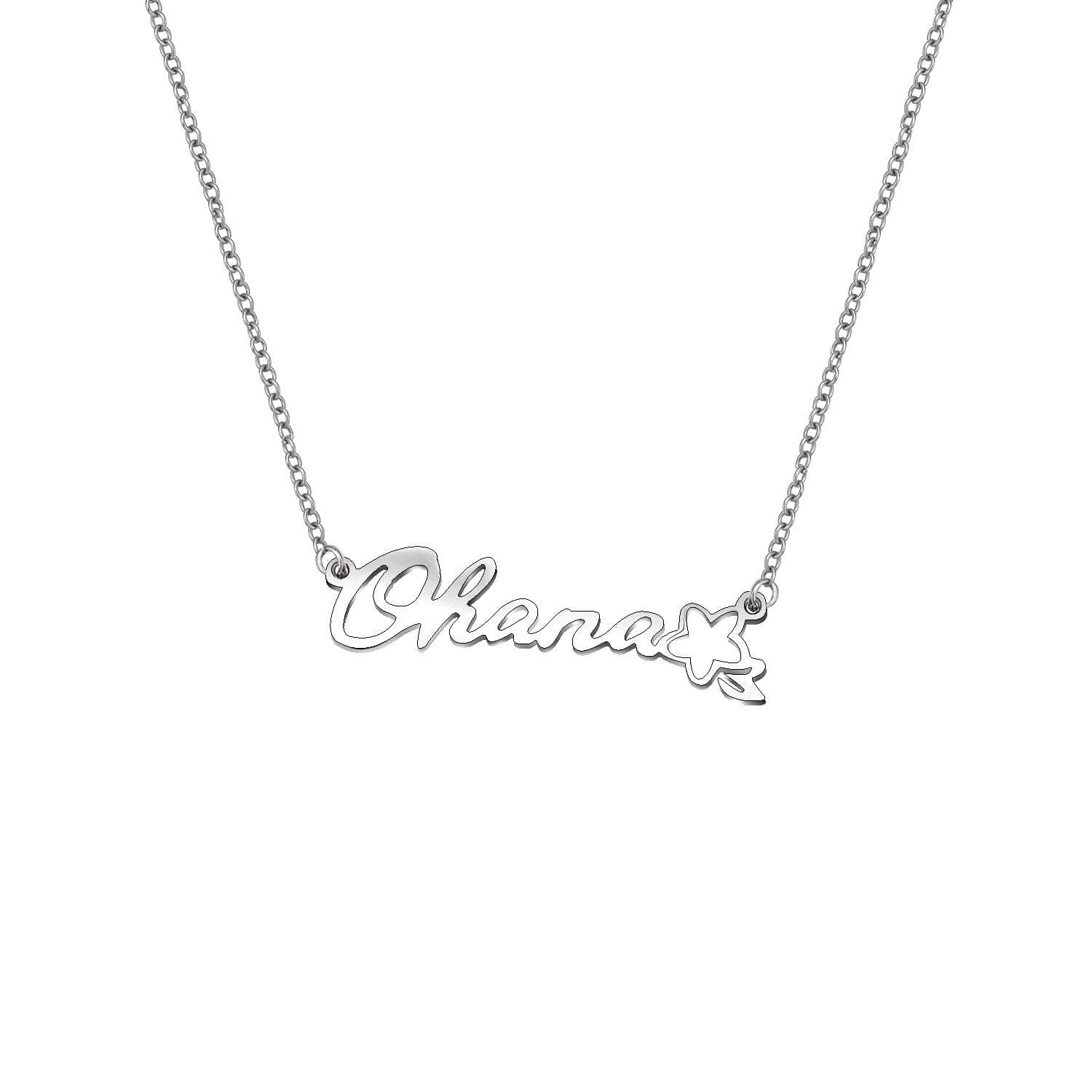 FUTOP Ohana Means Family Necklace Family Member Gifts Ohana Hawaii Jewelry (ohana necklace)