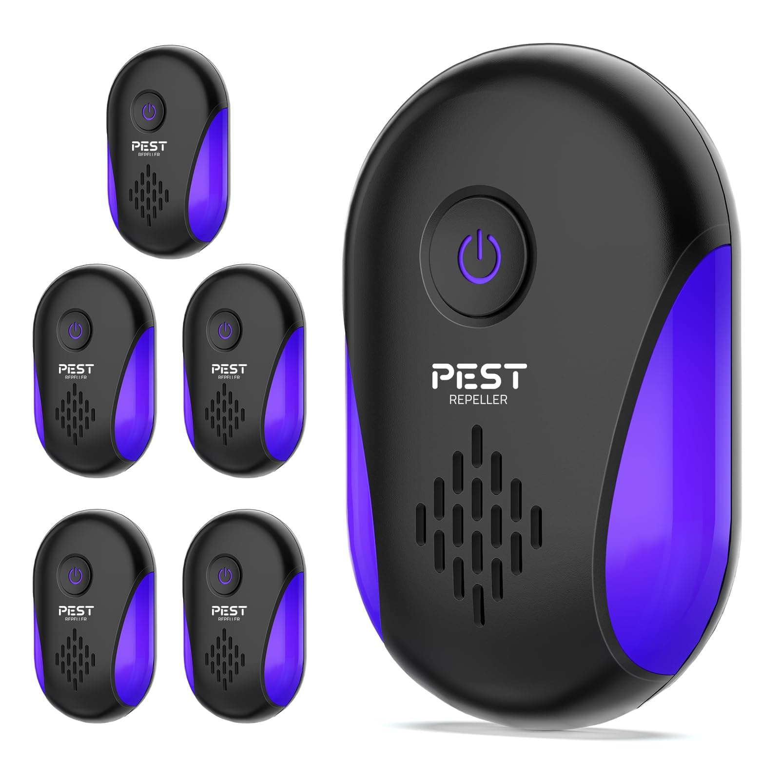 Upgraded Ultrasonic Pest Repeller 6 Packs, 2024 Indoor Mosquito Repellent for Roach Rodent, Mouse, Bugs, Mice, Spider, Electronic Plug in Pest Control for House, Garage, Warehouse, Hotel