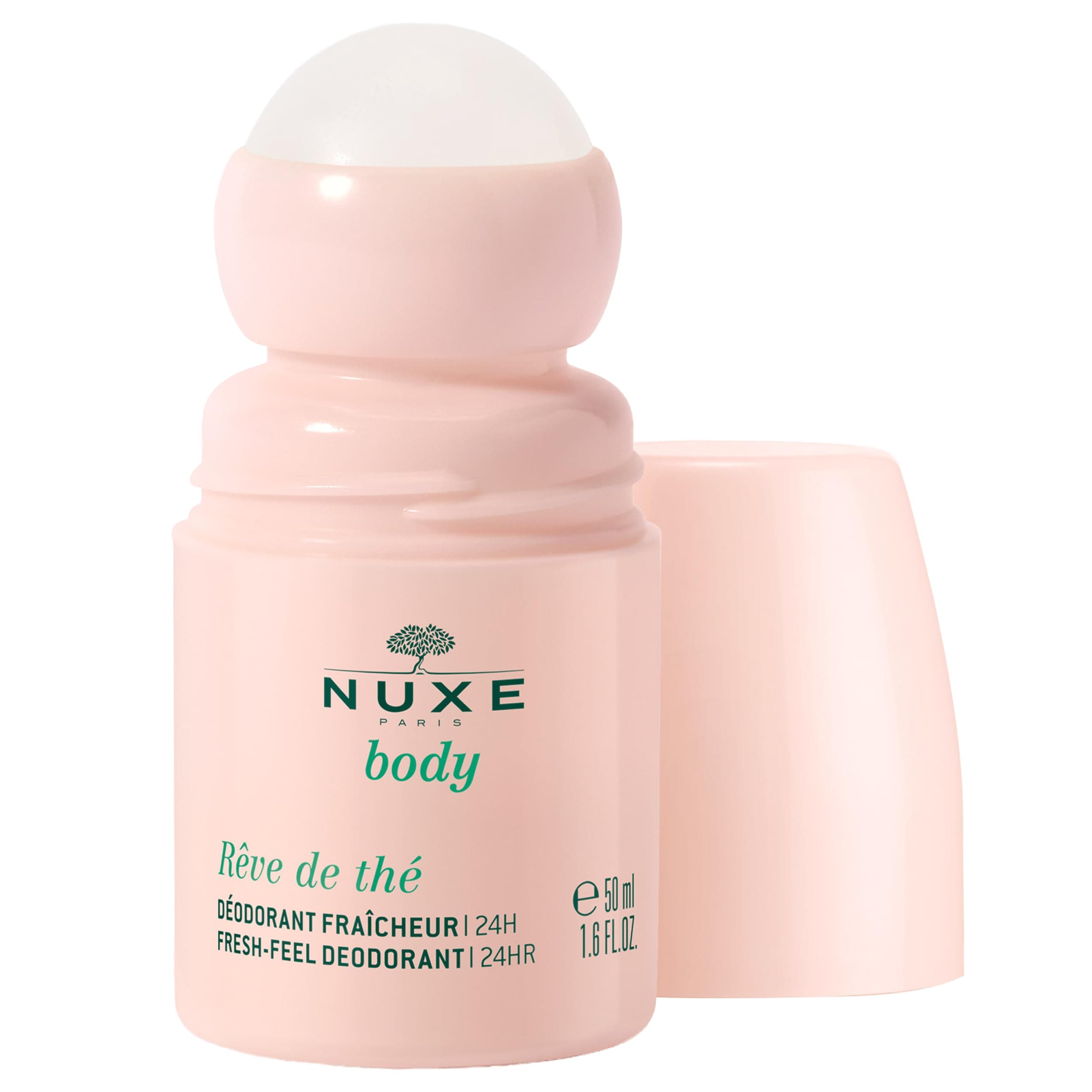 NUXE Aluminum Free Deodorant For Women. Natural, Extra Strength 24 Hour Odor & Sweat Protection, 1.6 Fl Oz
