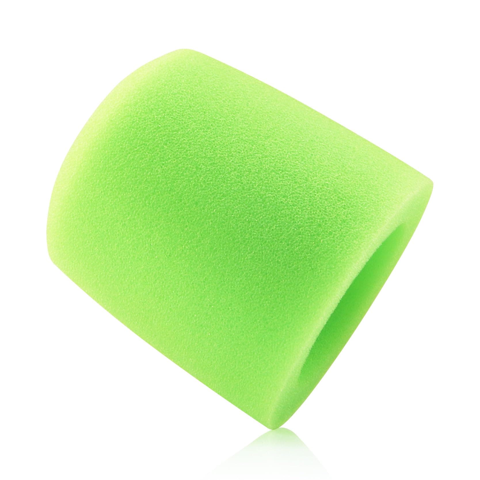 MV7 Pop Filter，Mic Windscreen Replacement for Shure MV7 MV7X Microphone Foam Cover, Green Color Wind Muff