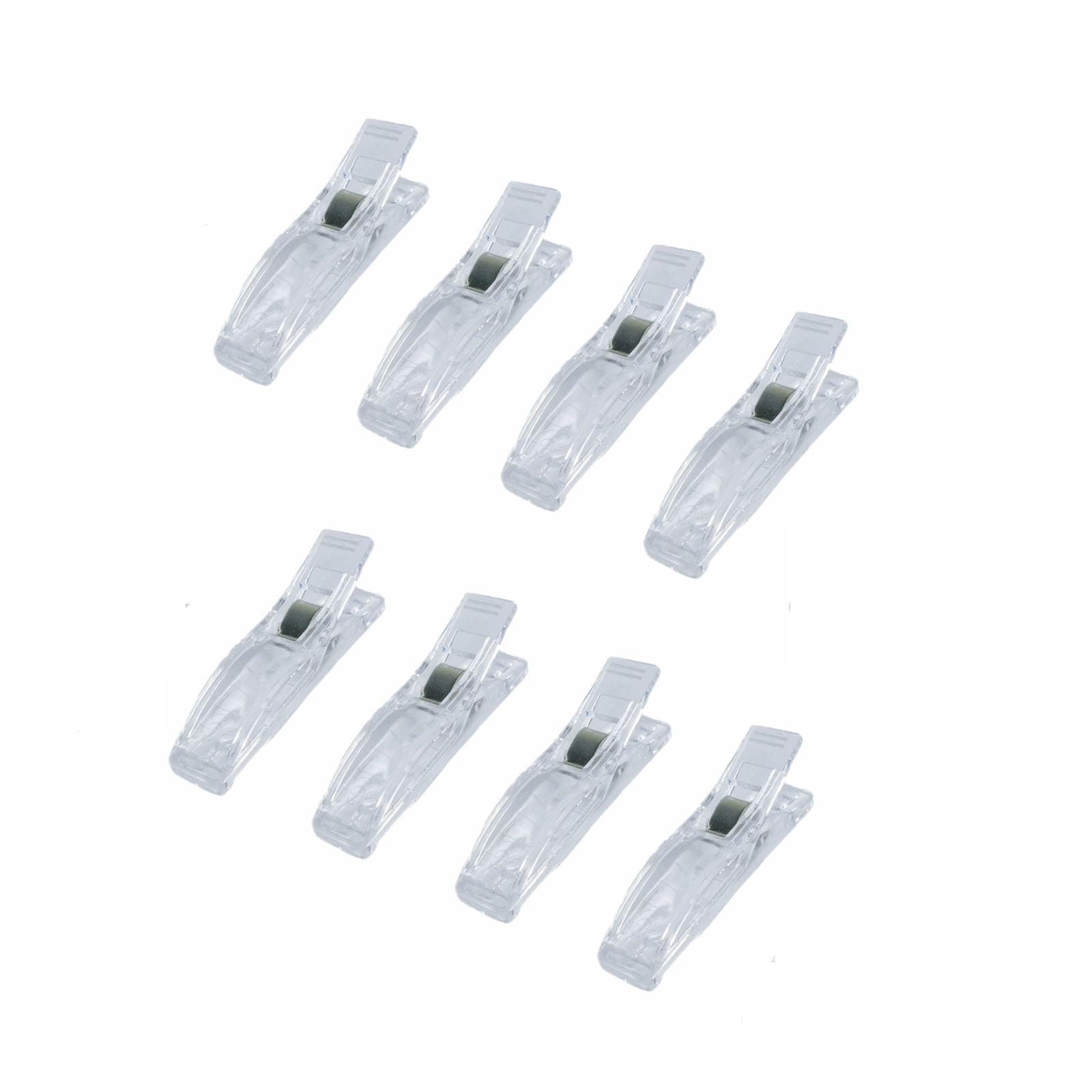 8 Clips for Pleated Paper Blinds Shades, Clear Plastic Blinds Clips for Window Temporary Window Blinds Shades Clips that hold Curtains
