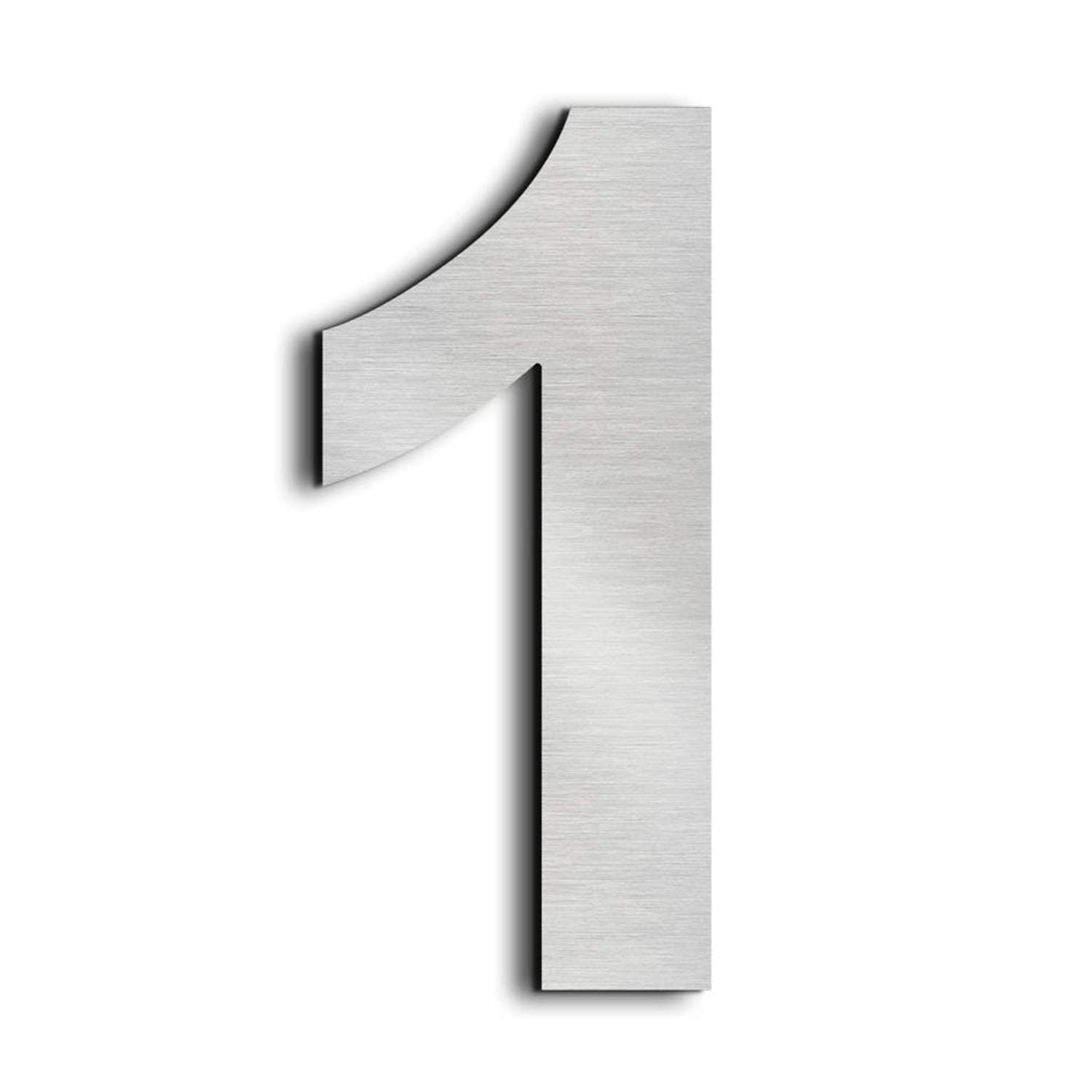 nanlyiau House Numbers door numbers stainless steel number Made of Solid 304 Stainless Steel Floating Appearance in Easy to Install 6in/15.3cm(1)