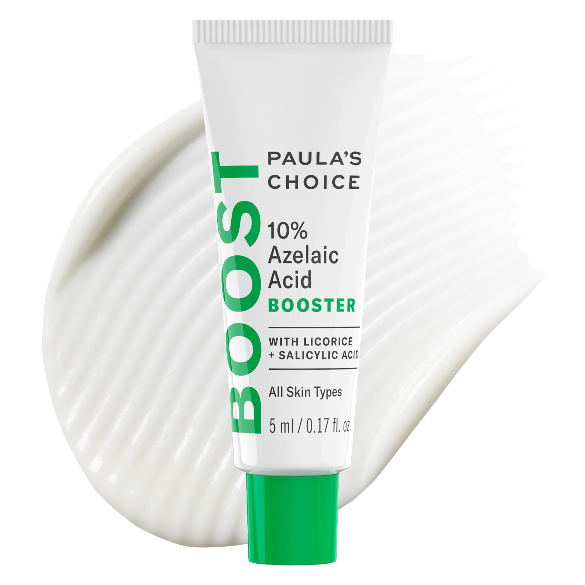 Paula's Choice BOOST 10% Azelaic Acid Booster Cream Gel Face Serum with Salicylic Acid, Oil-Free Skin Brightening Serum for Face, Fragrance-Free